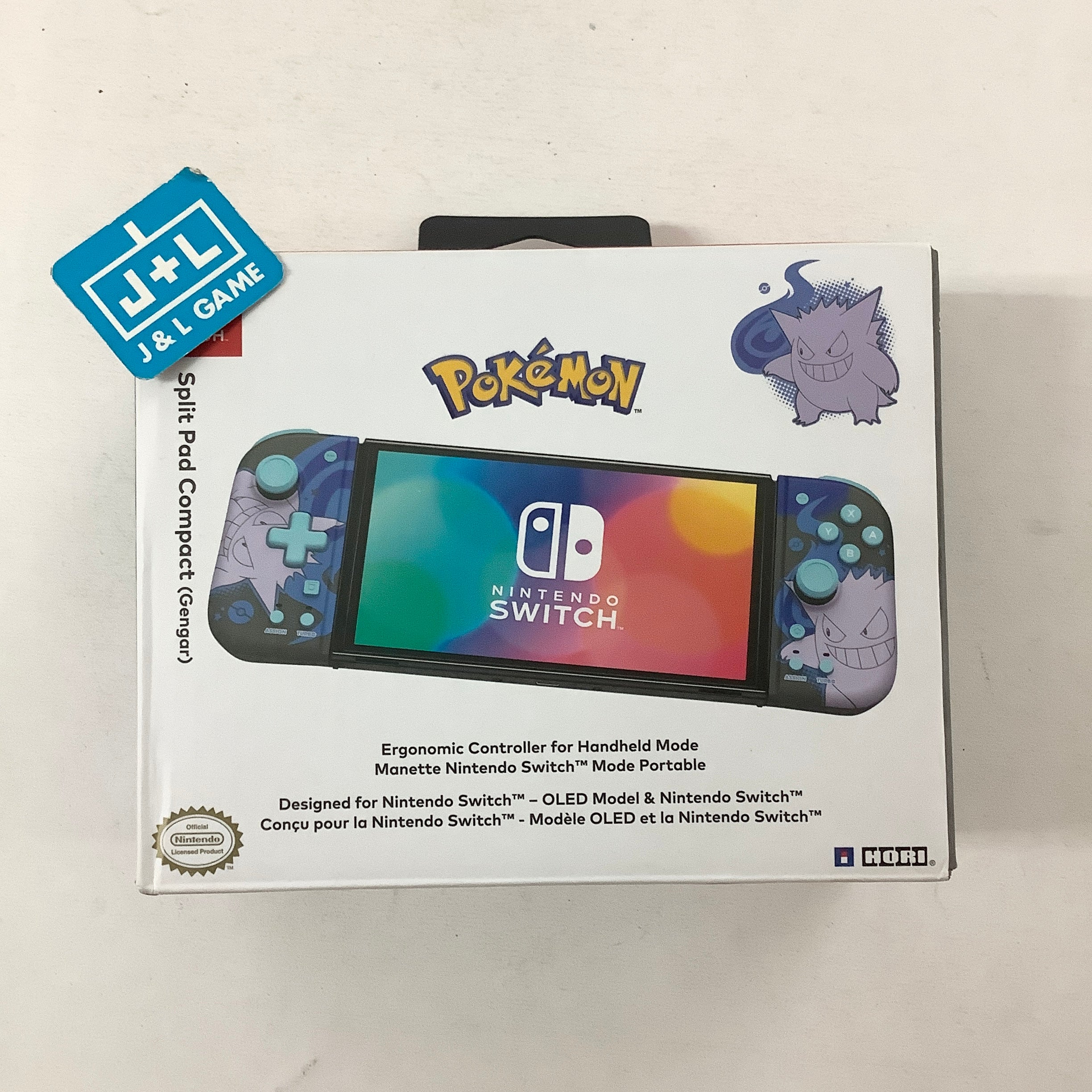 Nintendo Switch GENGAR Split Pad shops Compact