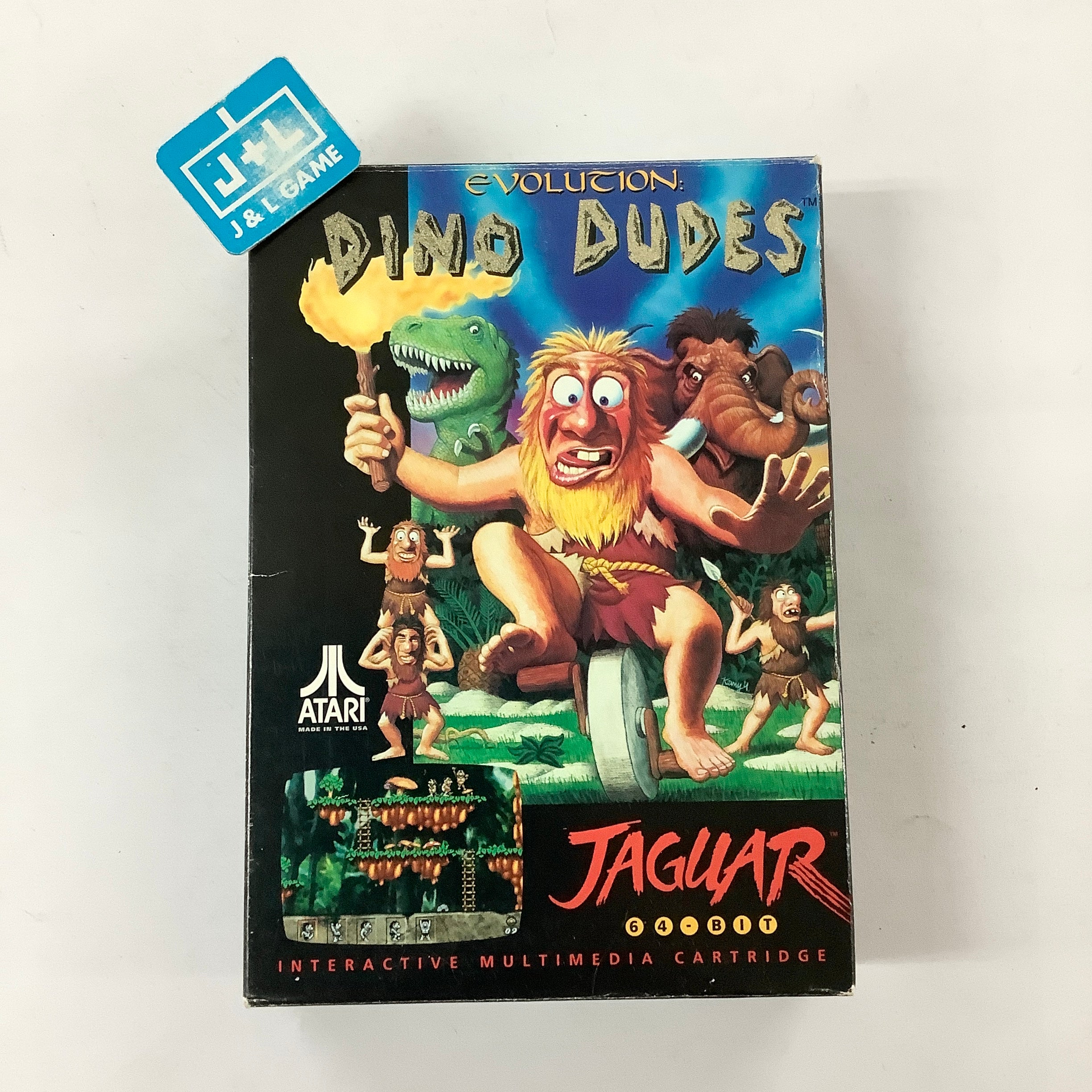 Evolution: Dino Dudes - Atari Jaguar [Pre-Owned] | J&L Game