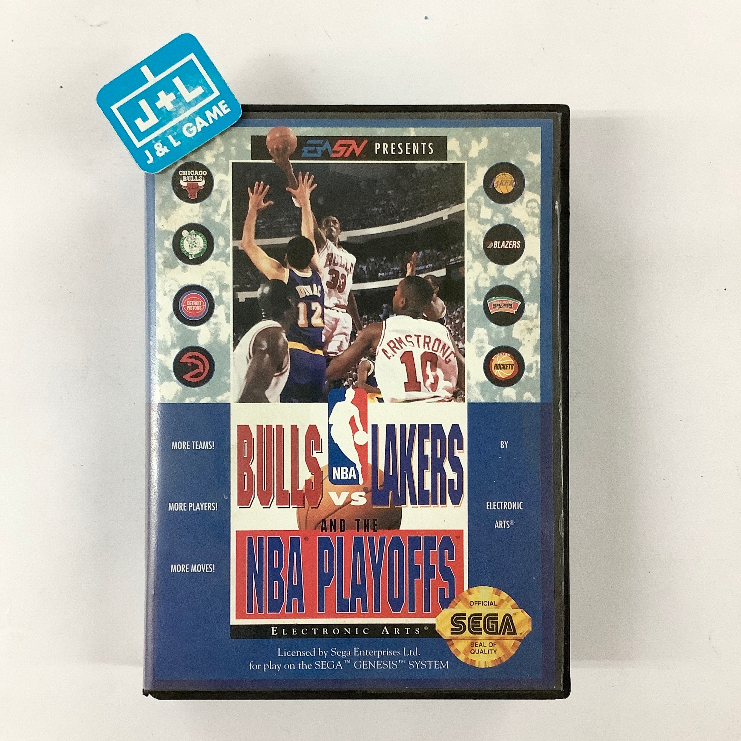 Bulls vs Lakers and the NBA Playoffs - SEGA Genesis [Pre-Owned] | J&L Game