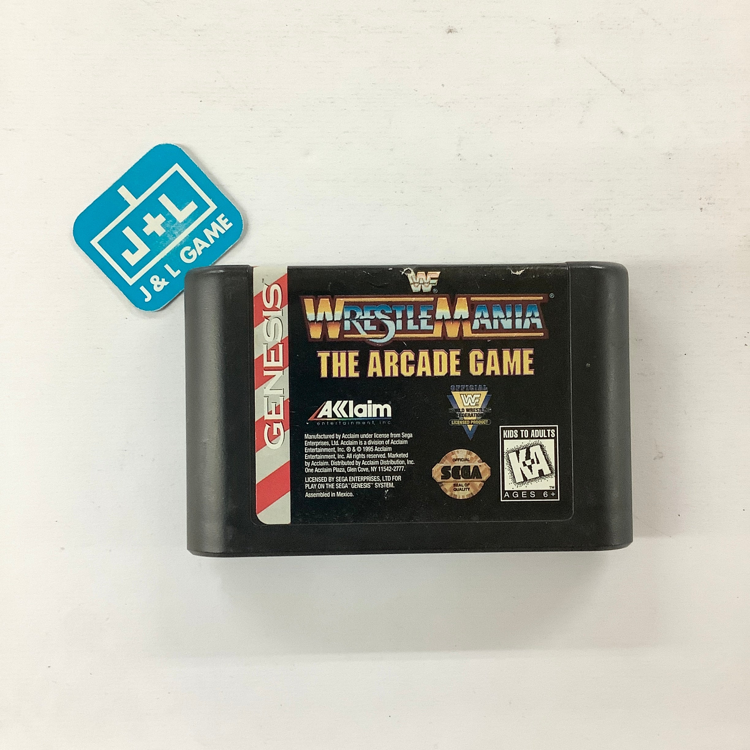 WWF WrestleMania: The Arcade Game - (SG) SEGA Genesis [Pre-Owned] | J&L Game