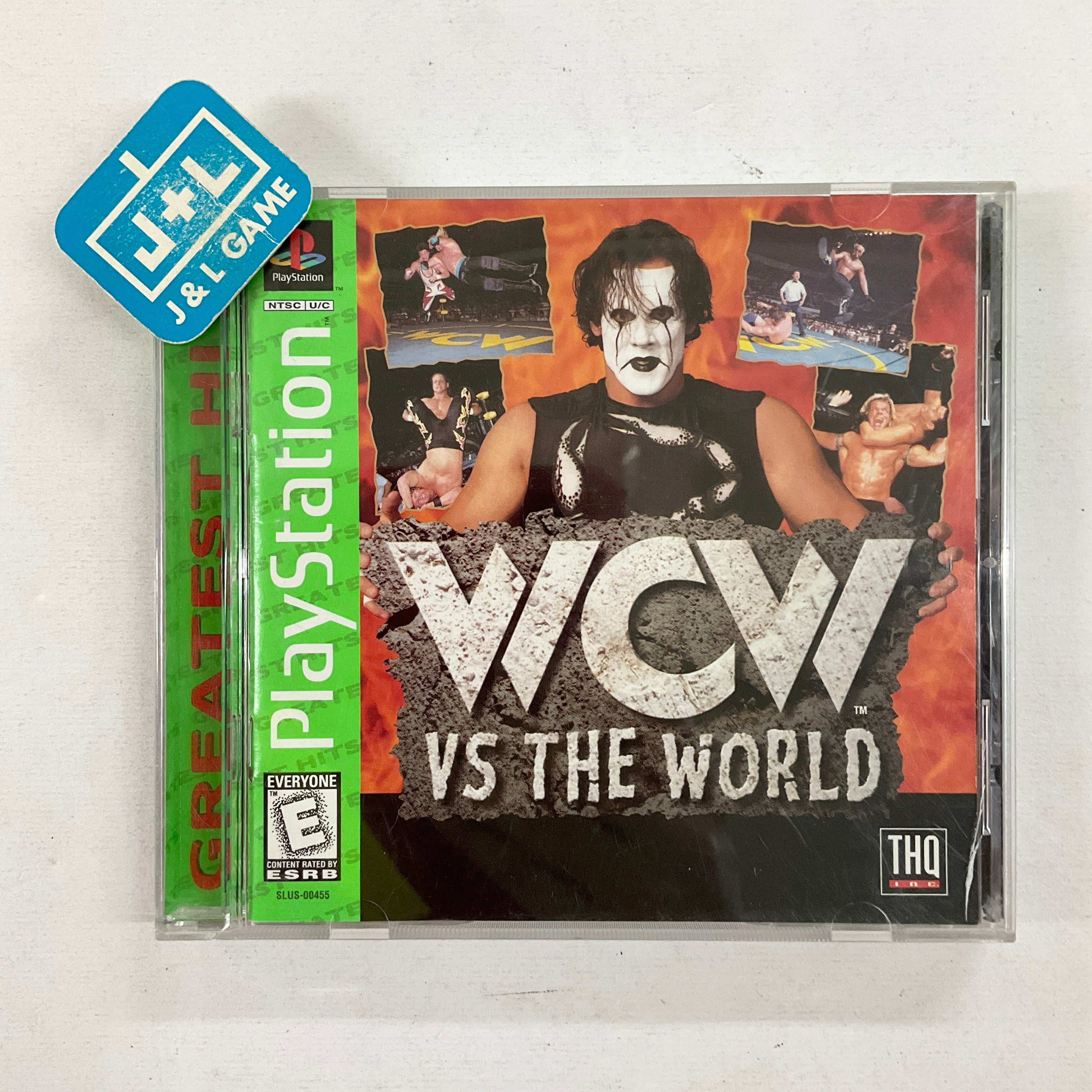 BRAND NEW WCW VS THE WORLD PSX Playstation 1 popular