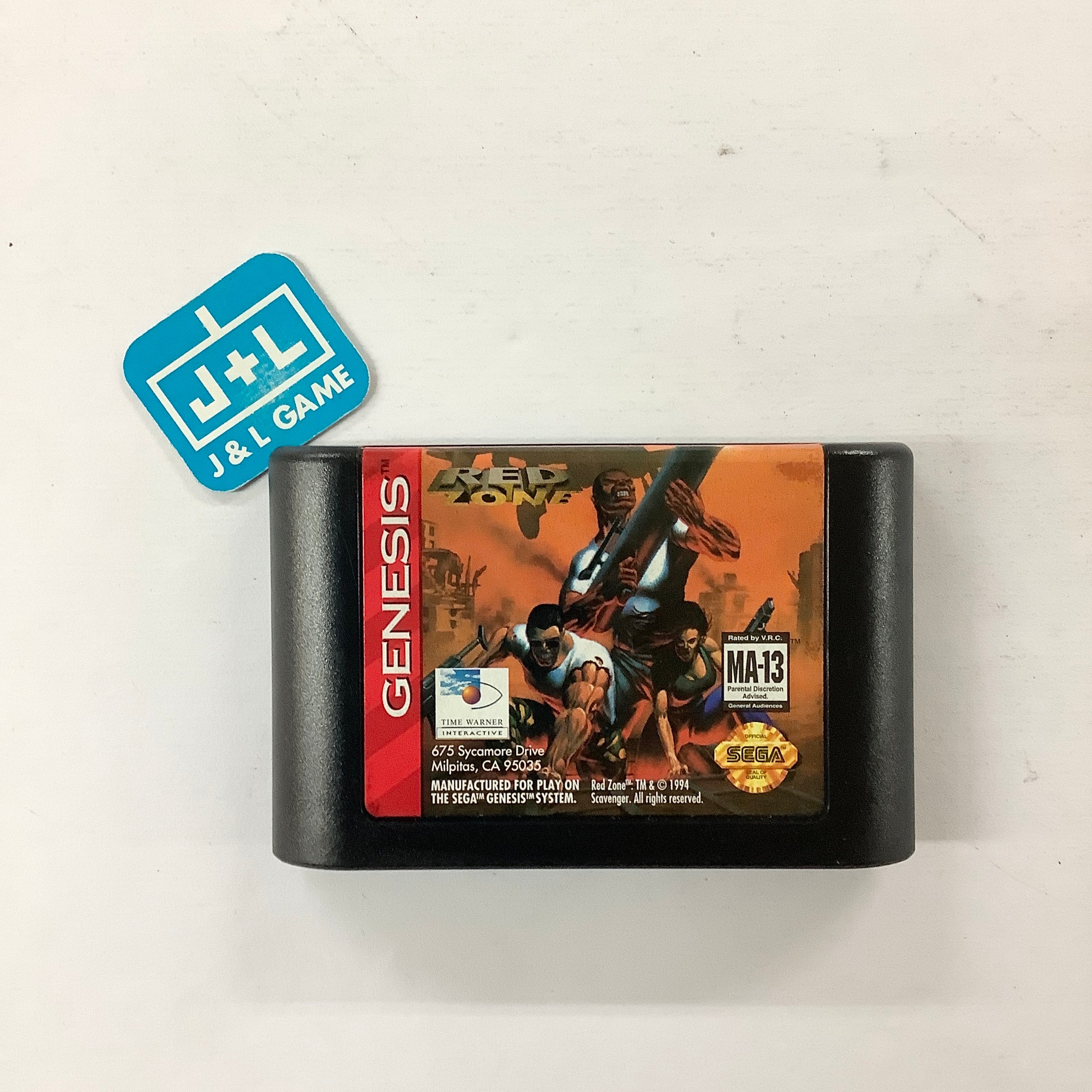 Red Zone - (SG) SEGA Genesis [Pre-Owned] | J&L Game