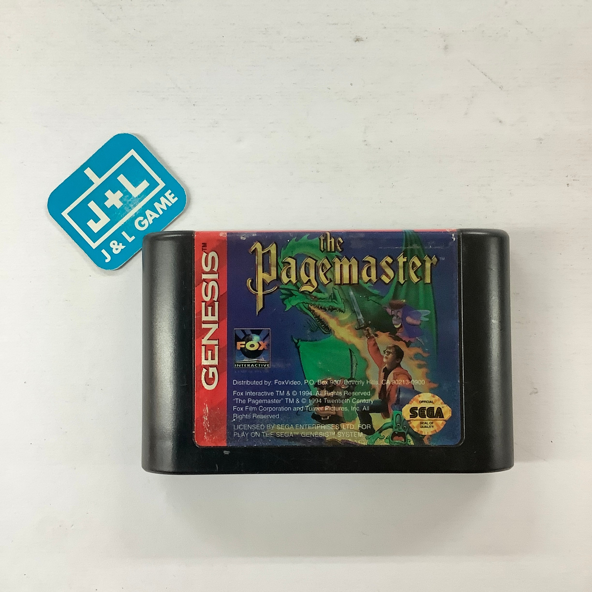 The Pagemaster - (SG) SEGA Genesis [Pre-Owned] | J&L Game