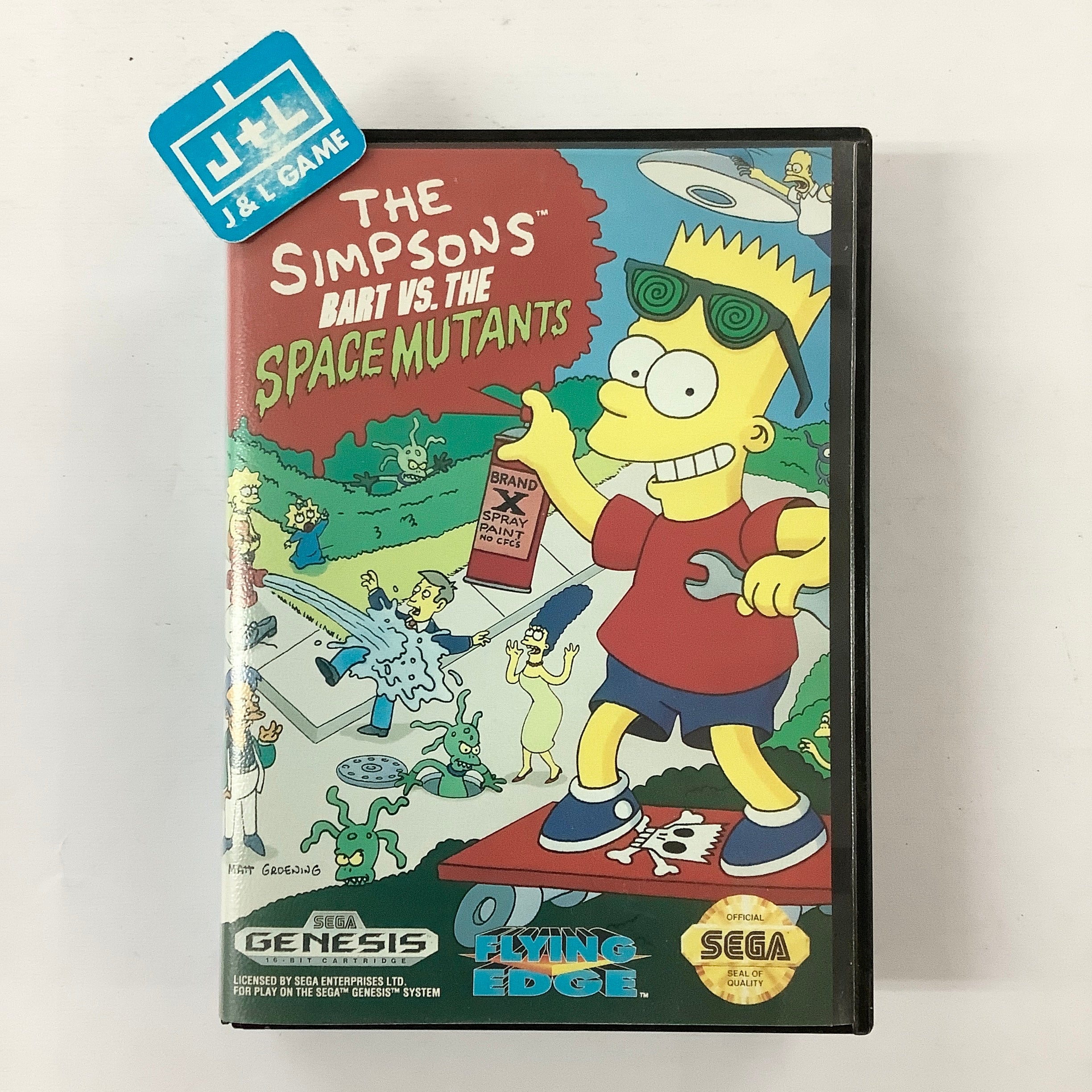 The Simpsons: Bart vs. the Space Mutants - (SG) SEGA Genesis [Pre-Owne |  J&L Game