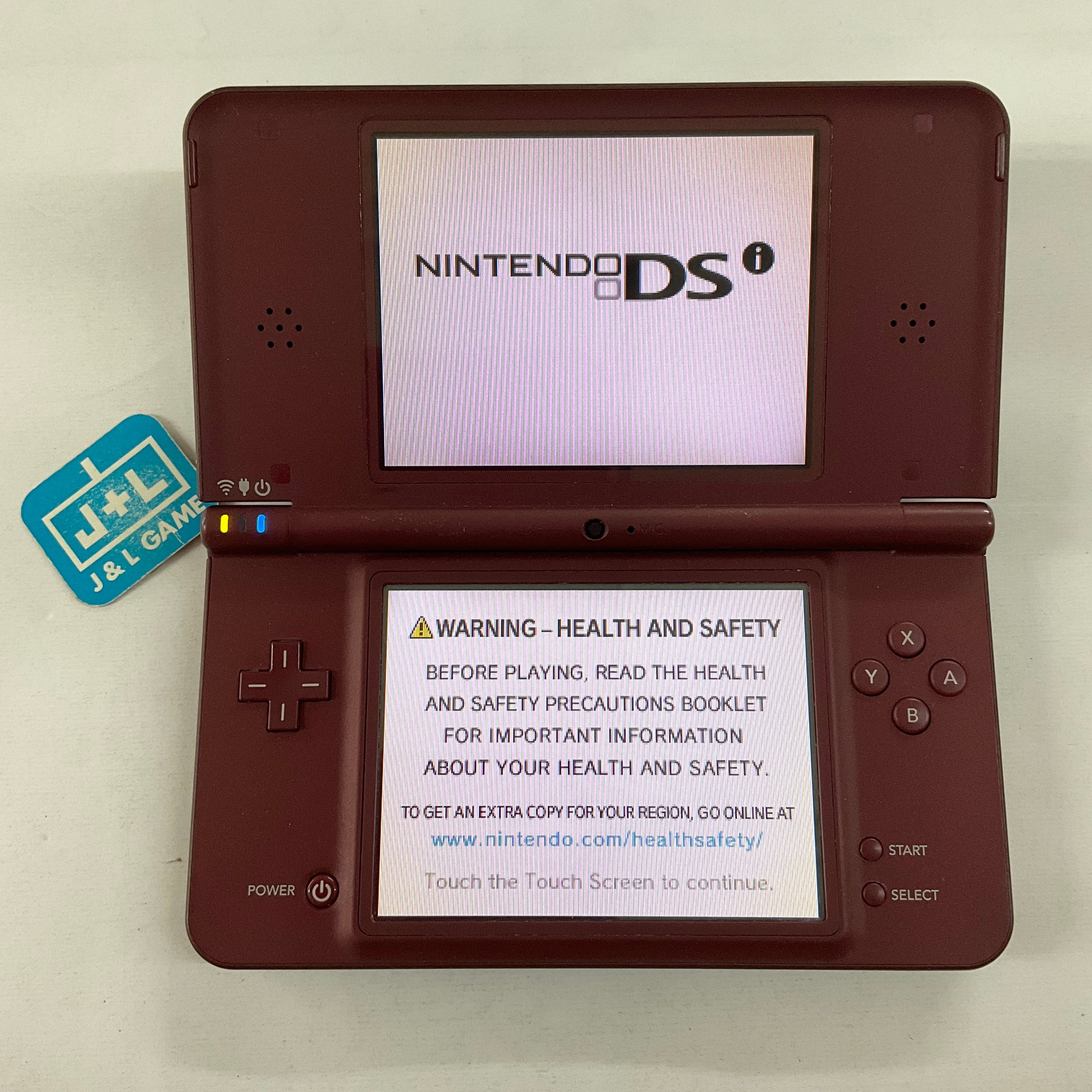 Nintendo DS XL shops CONSOLE BURGUNDRY COLOR