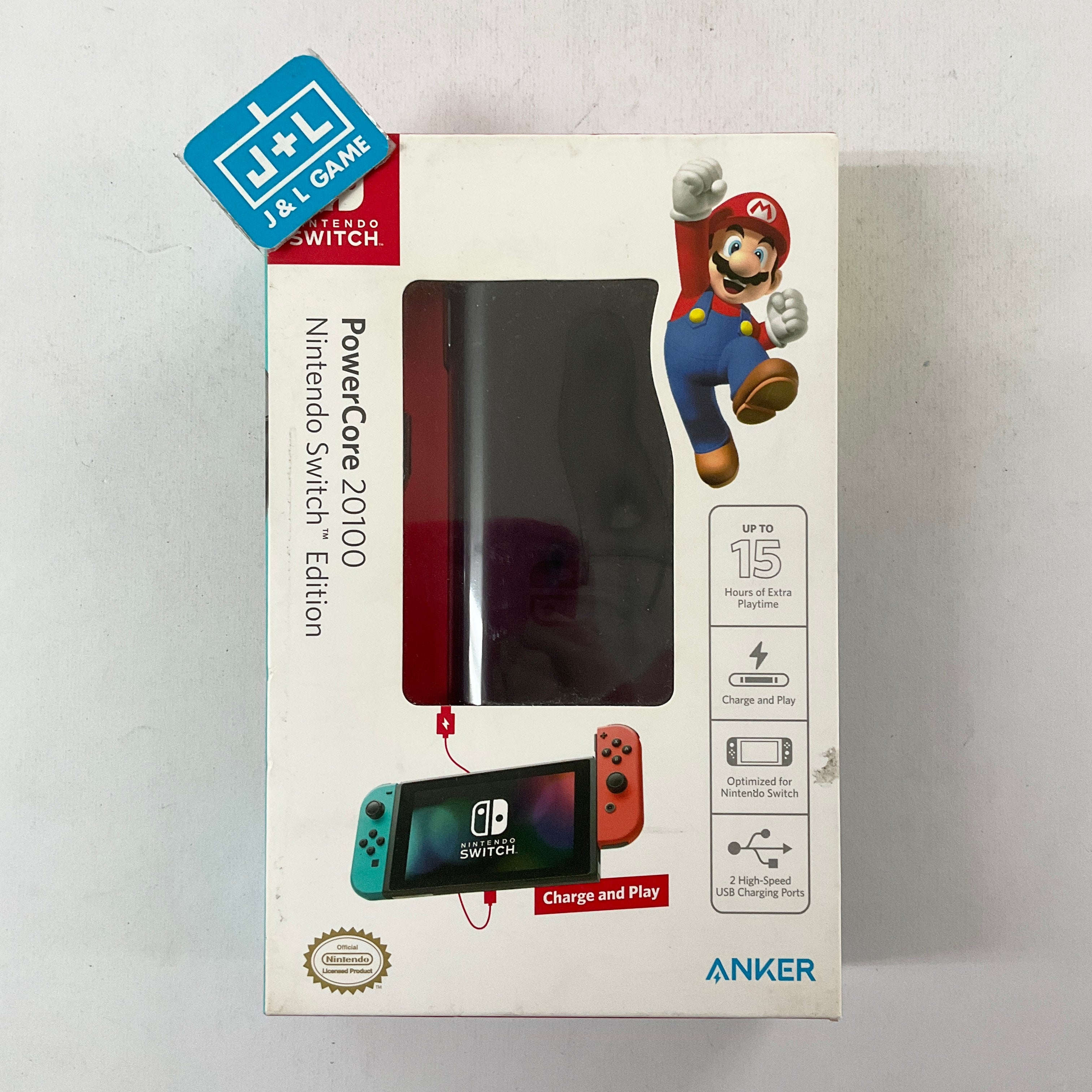 Anker power bank store 20100 Nintendo switch