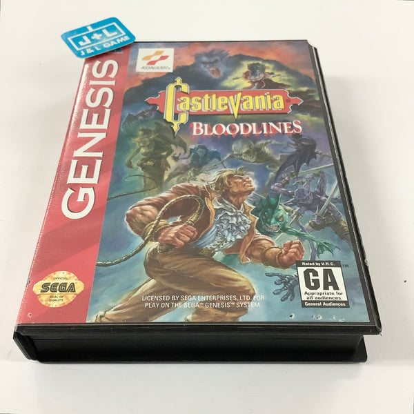 Castlevania: Bloodlines - (SG) SEGA Genesis [Pre-Owned] – J&L