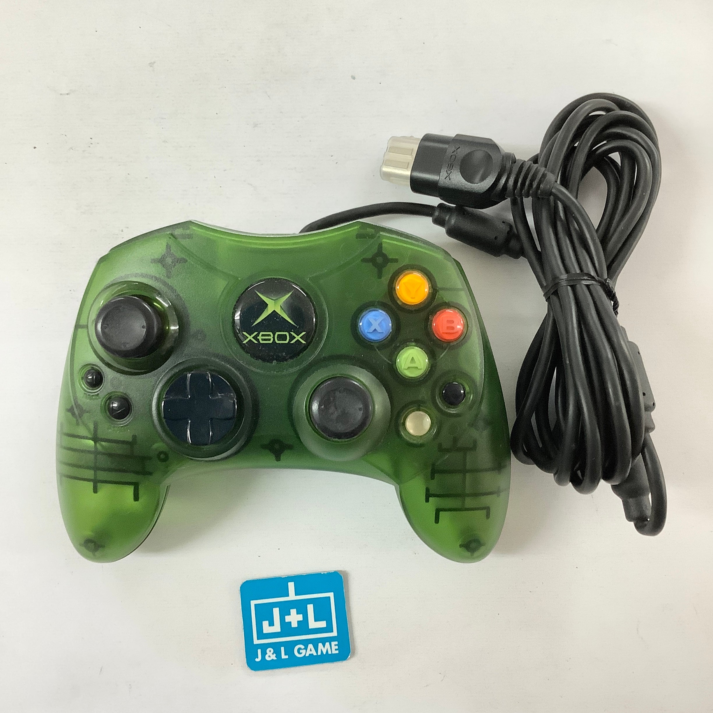 Original good Xbox controller halo green translucent