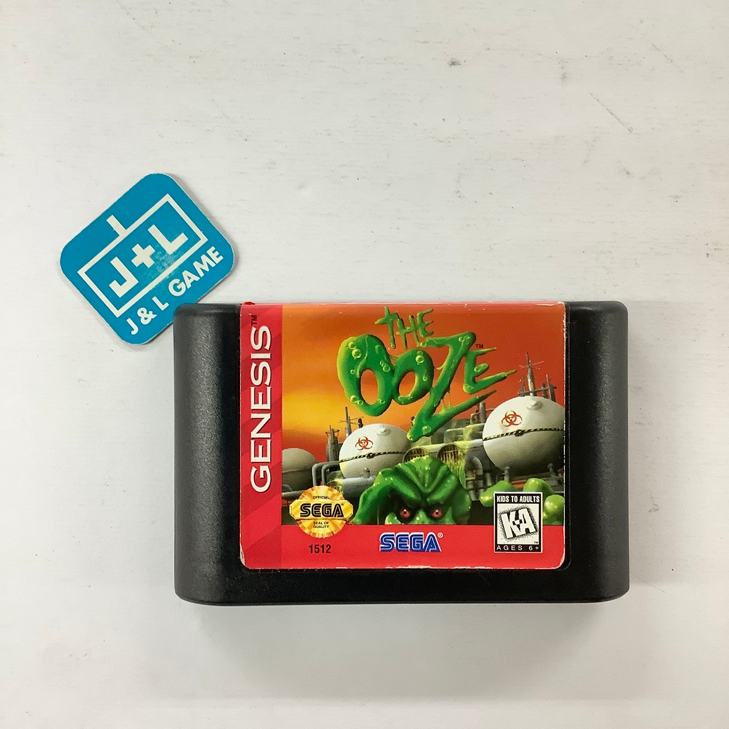 CLEAN The Ooze Sega outlet Genesis Complete in Box CIB Authentic Tested