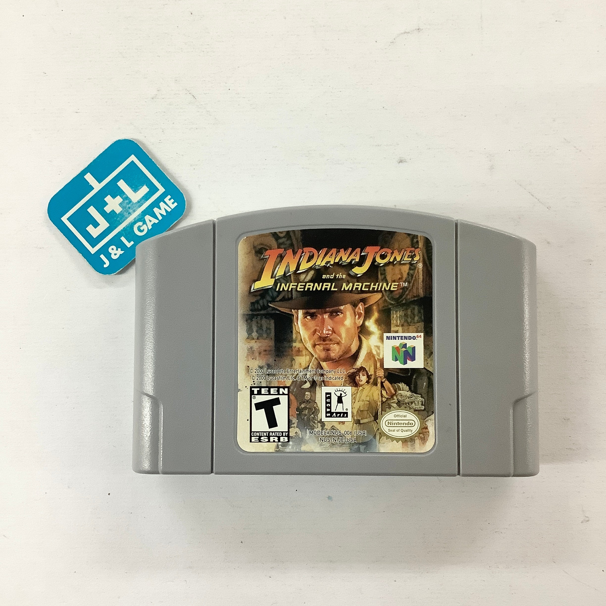 Indiana Jones and the Infernal Machine - (N64) Nintendo 64 [Pre-Owned] |  J&L Game