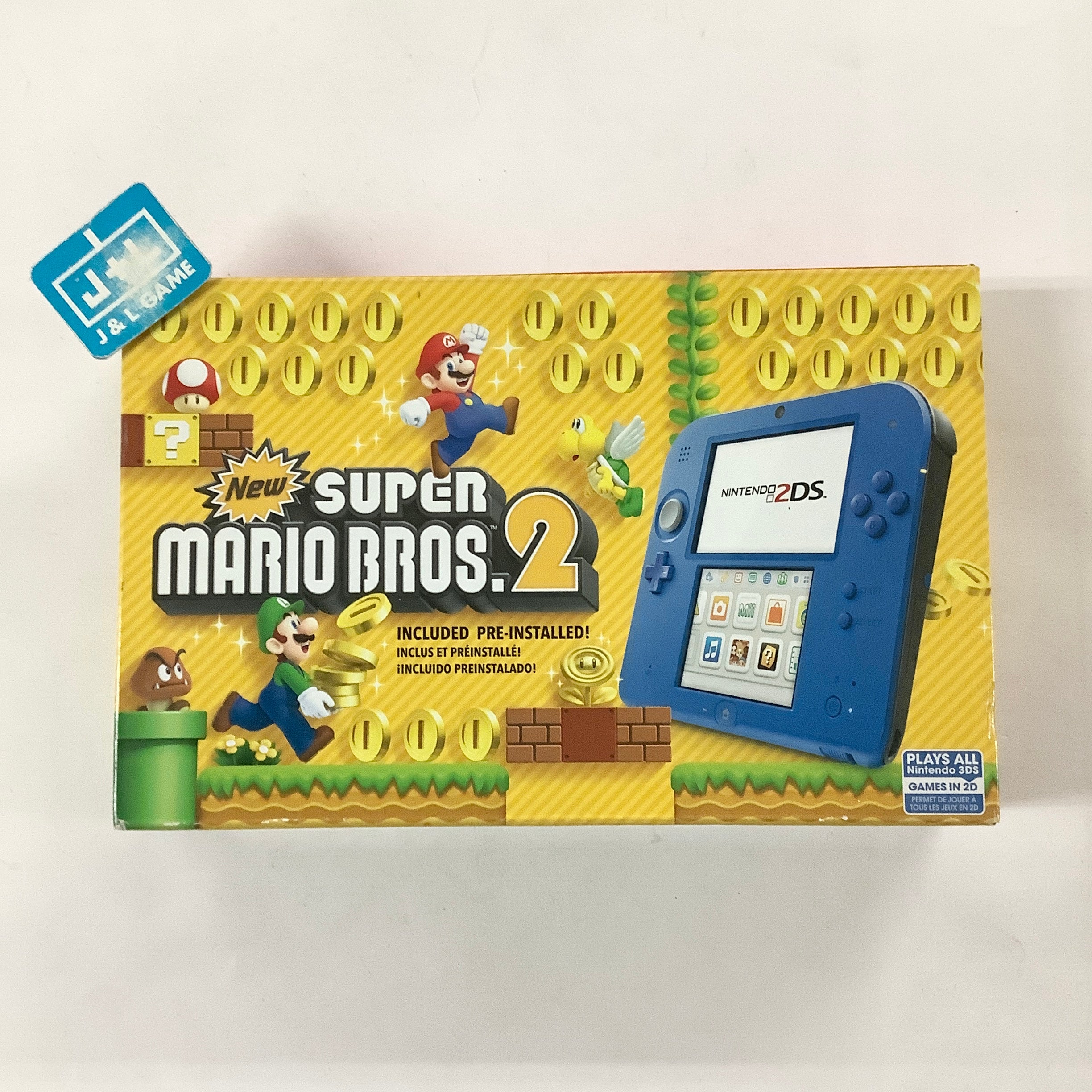 Purchases Nintendo 2DS in Electric Blue