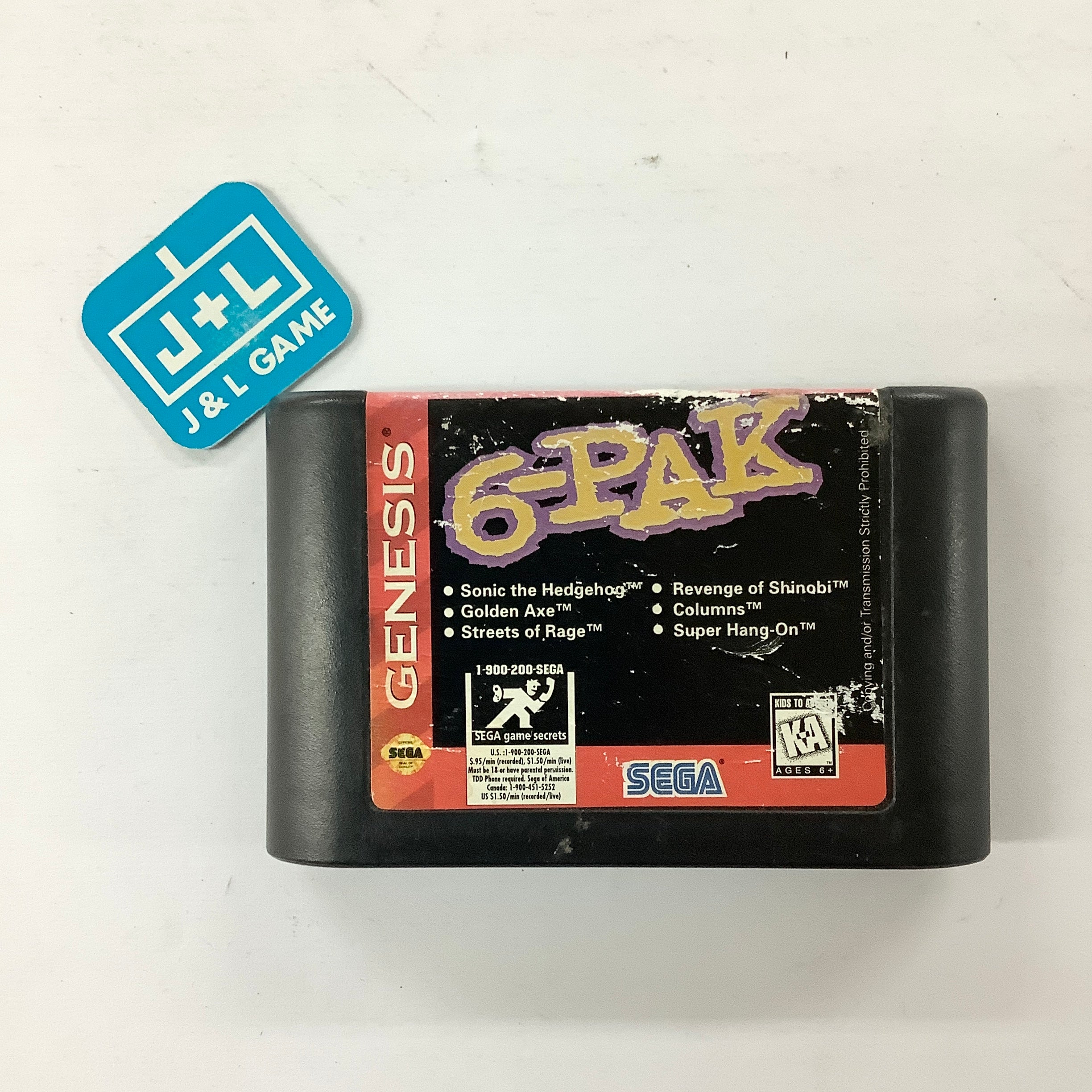 6-Pak - (SG) SEGA Genesis [Pre-Owned] | J&L Game