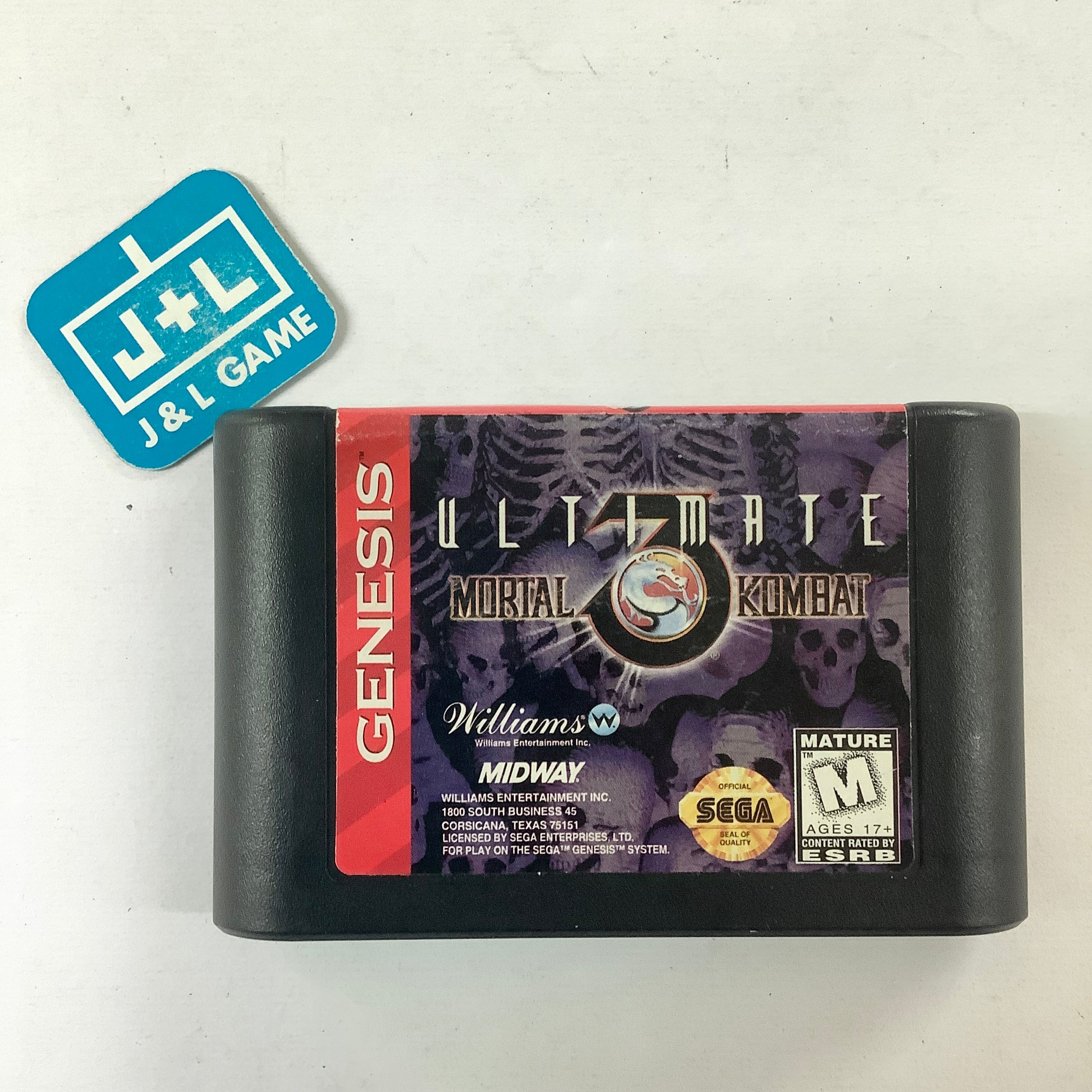 Ultimate Mortal Kombat 3 - (SG) SEGA Genesis [Pre-Owned] | J&L Game