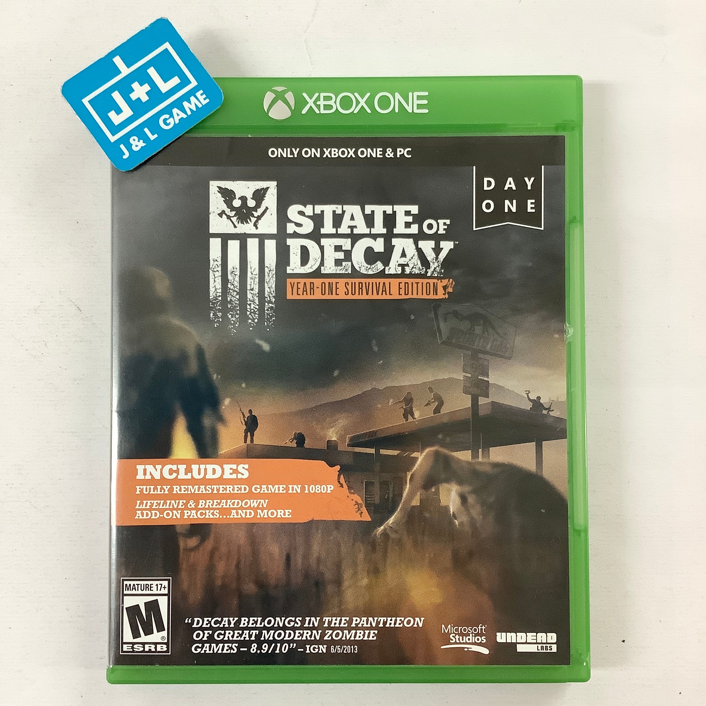 State of Decay: Year One Survival Edition - (XB1) Xbox One [Pre-Owned] |  J&L Game