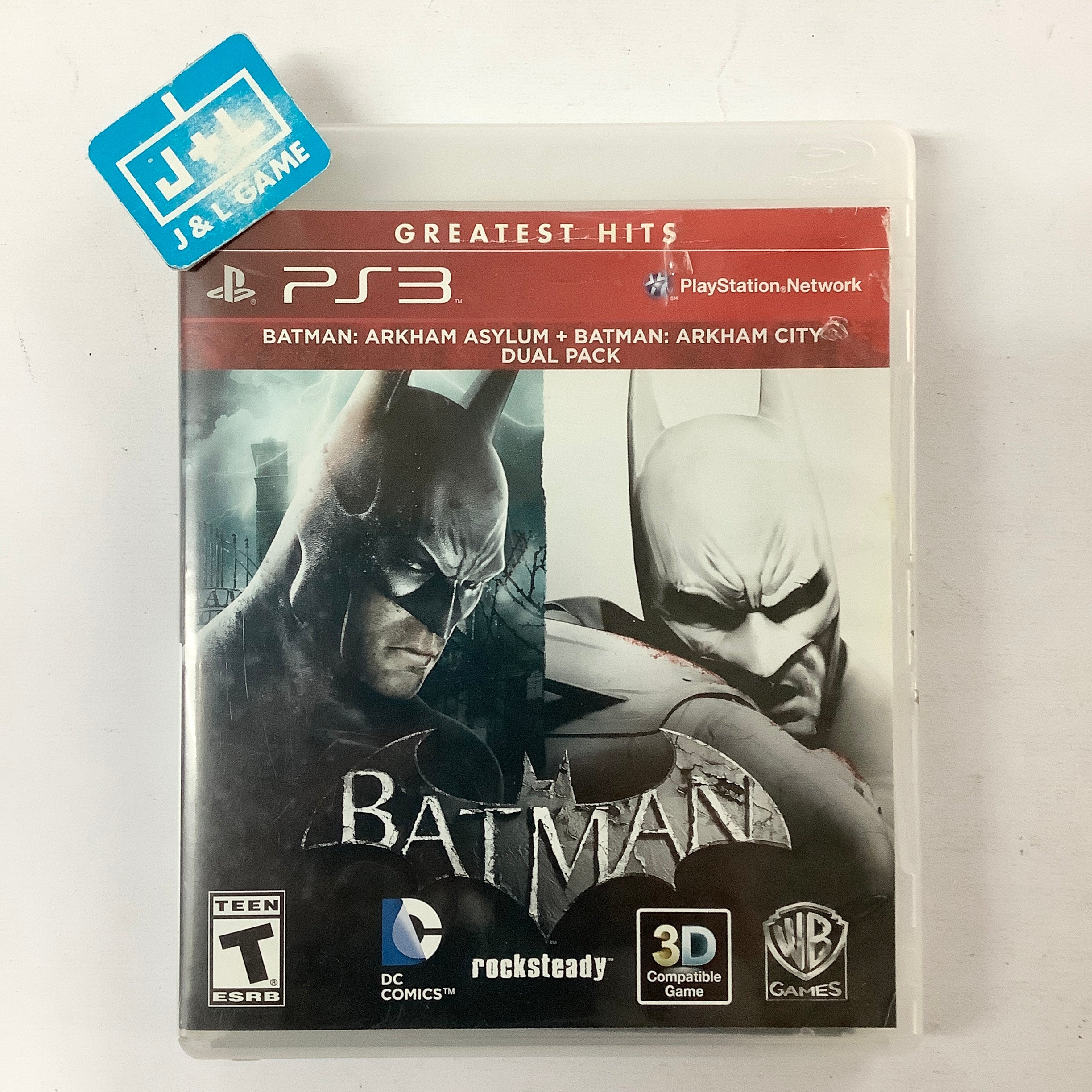 Batman: Arkham Asylum + Batman: Arkham City Dual Pack (Greatest Hits) | J&L  Game