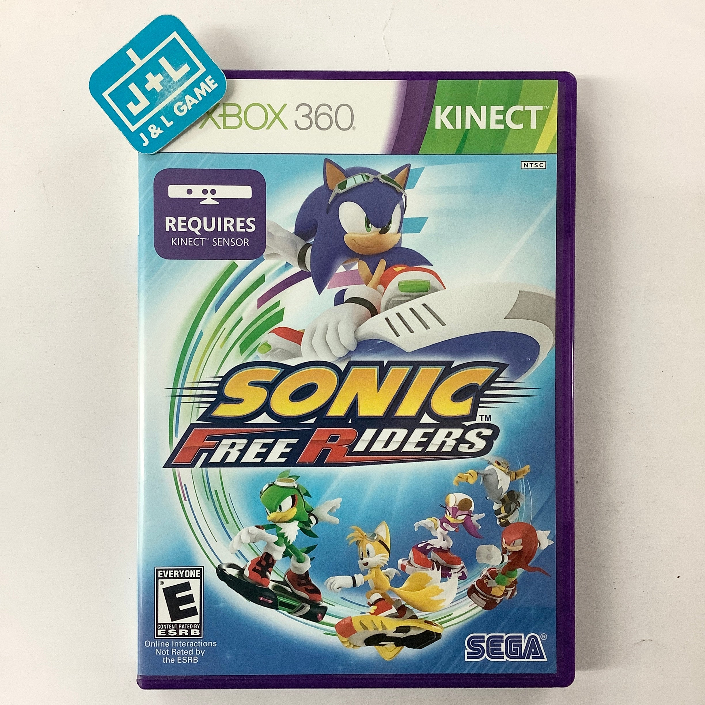 Sonic Free Riders (Kinect Required) - Xbox 360 [Pre-Owned] | J&L Game