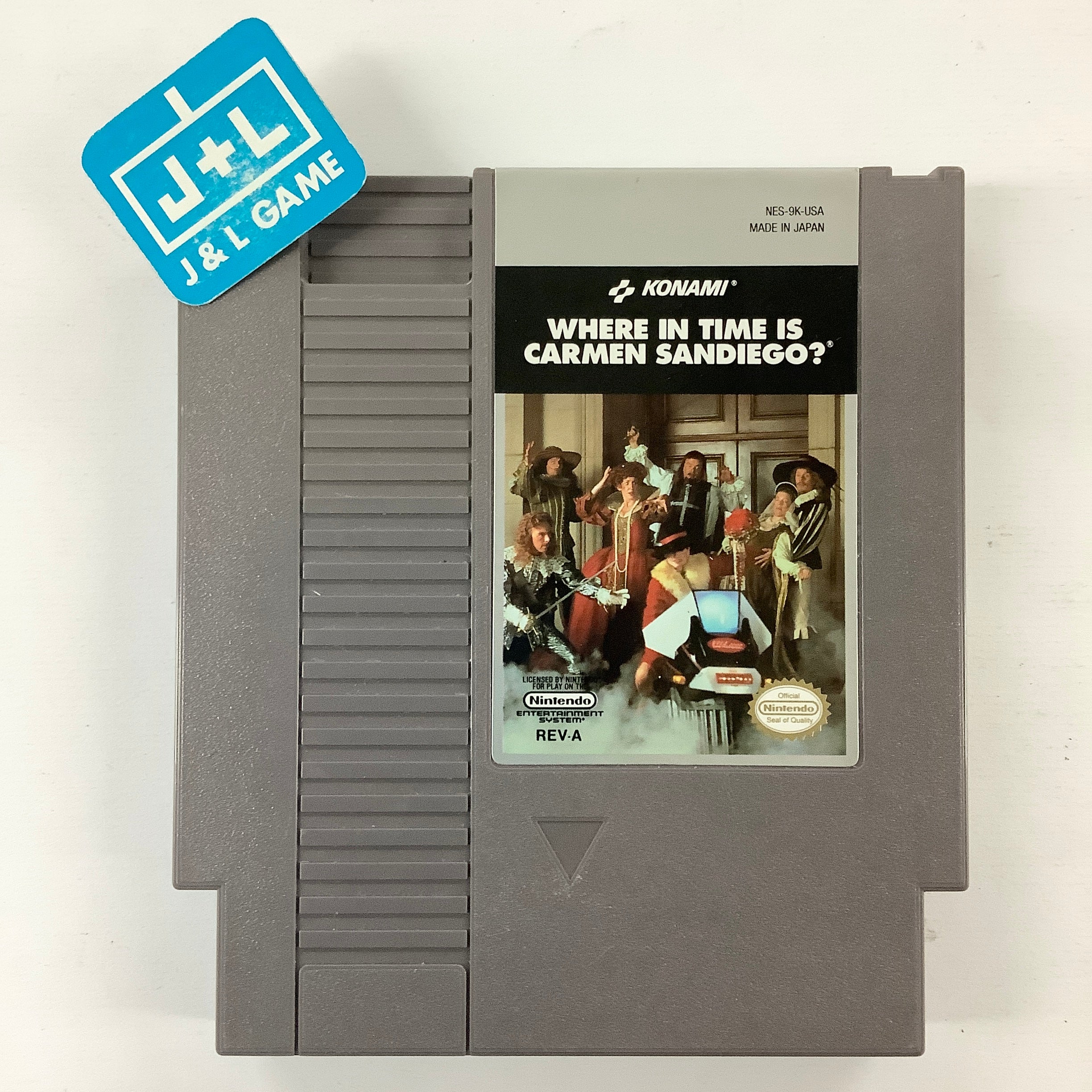 Where in Time is Carmen Sandiego? - (NES) Nintendo Entertainment Syste |  J&L Game