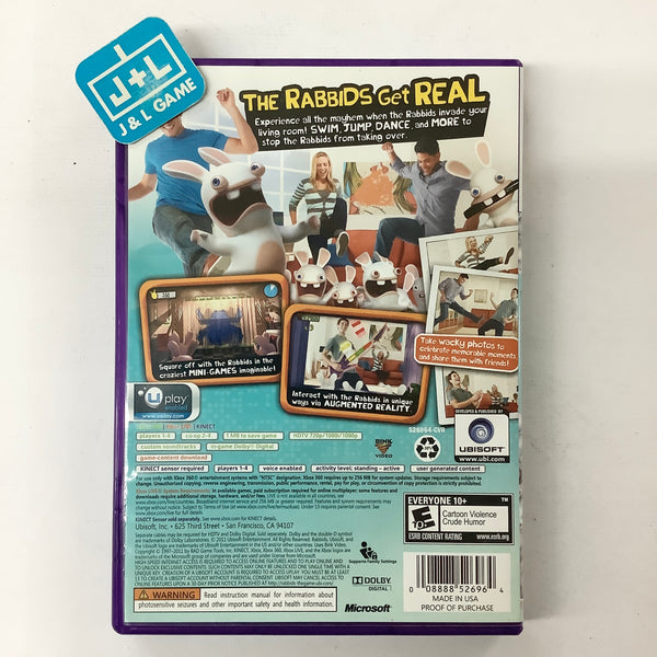 Raving Rabbids: Alive & Kicking (Kinect Required) - Xbox 360 [Pre-Owned]