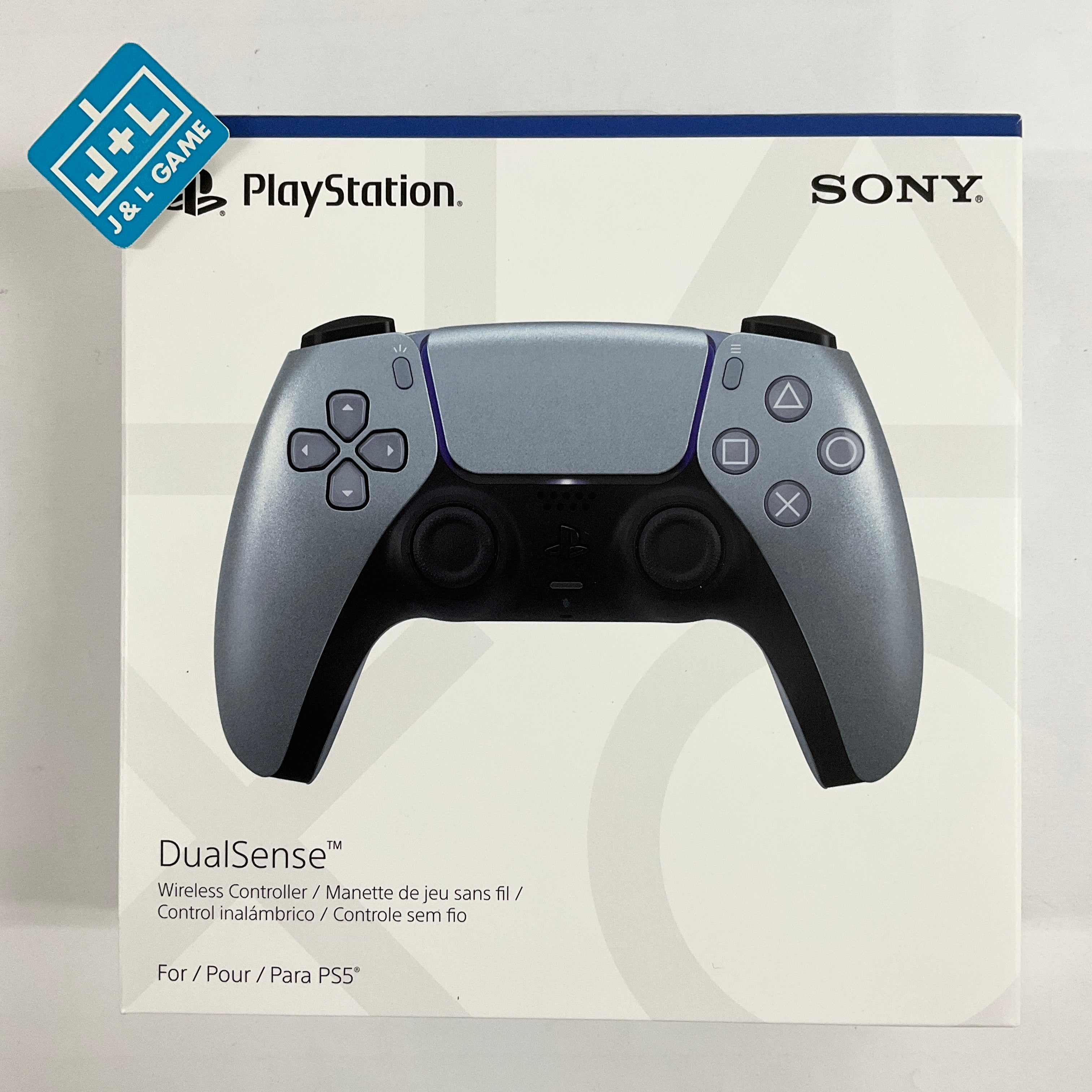 PlayStation DualSense Wireless Controller - Sterling Silver