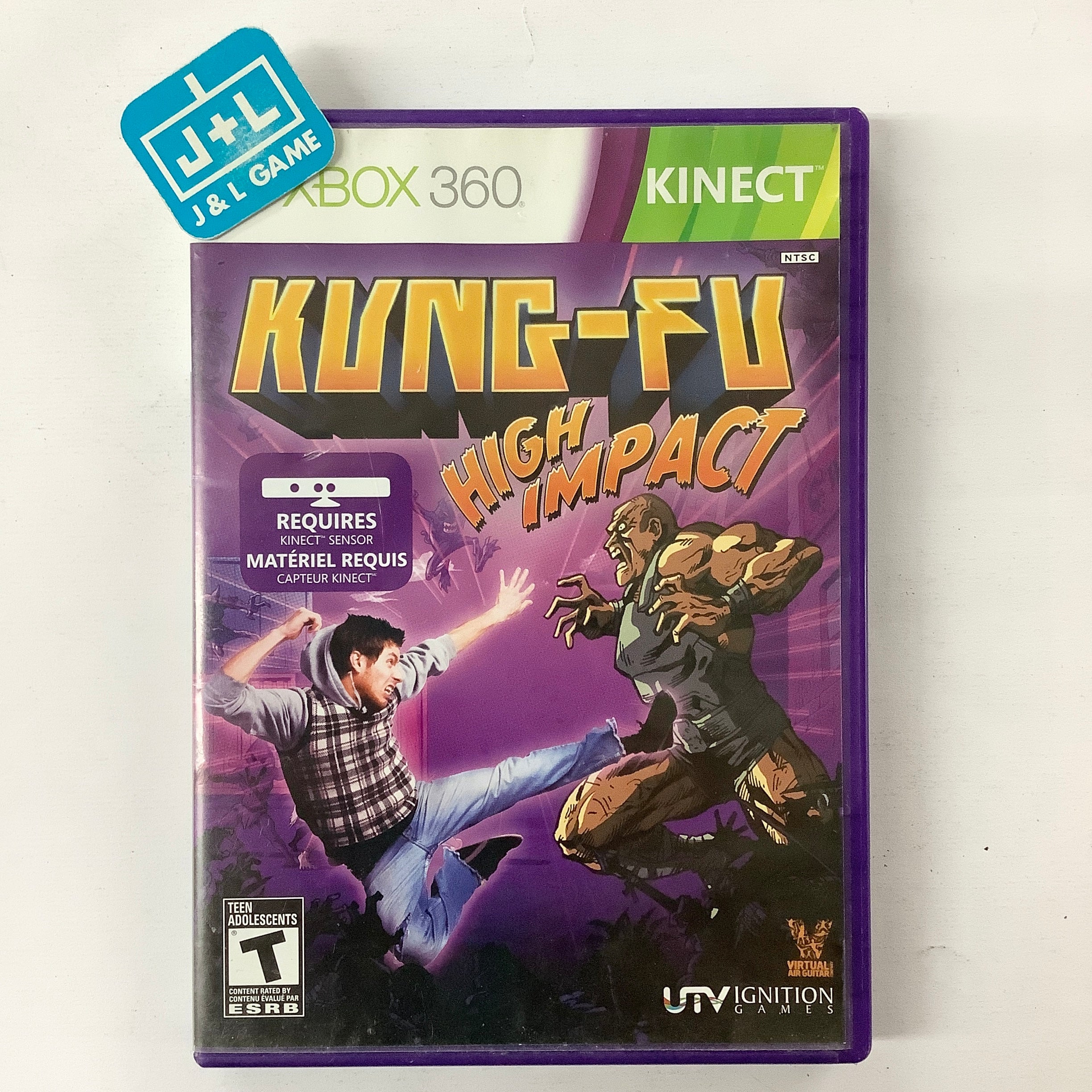 Kung-Fu High Impact (Kinect Required) - Xbox 360 [Pre-Owned] | J&L Game