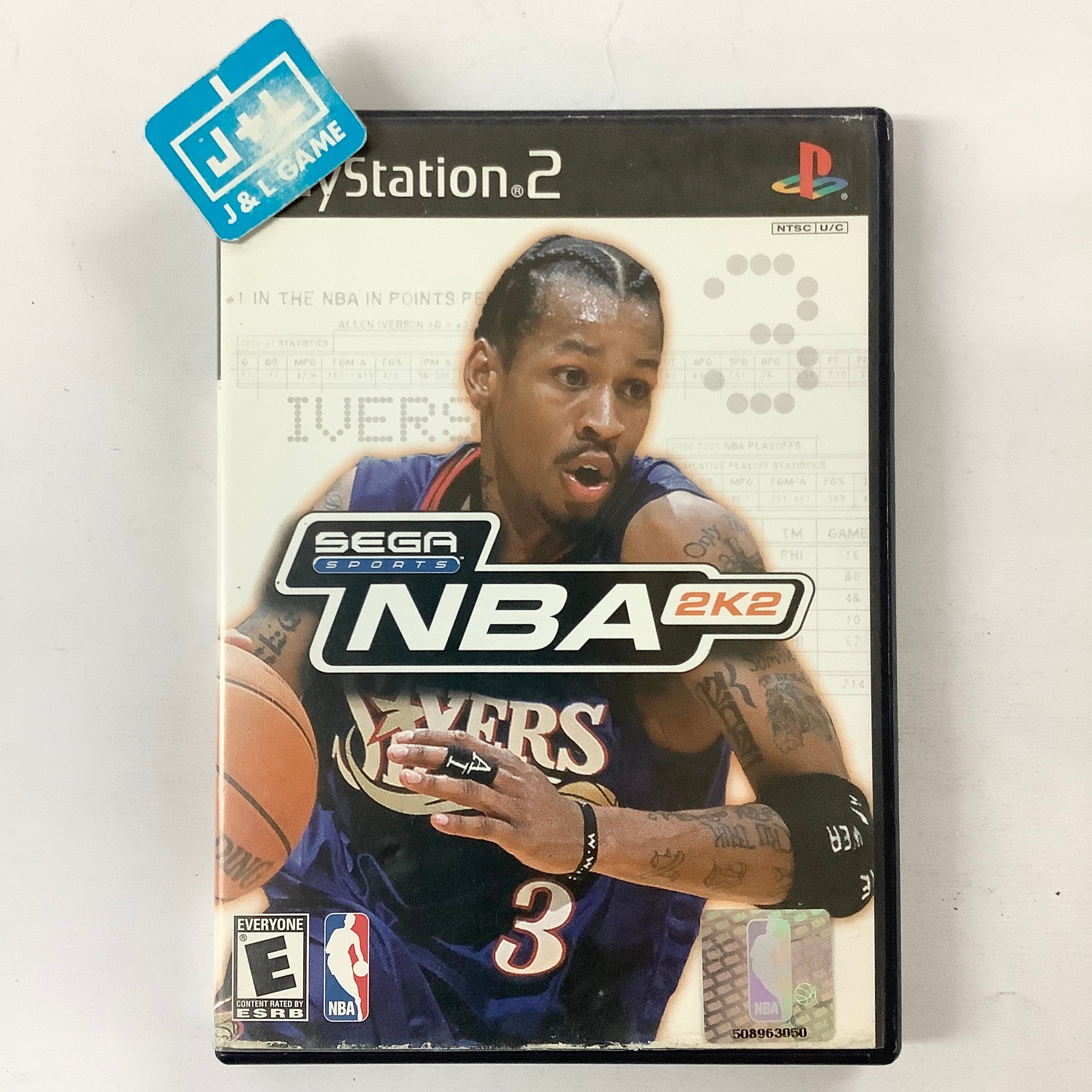 NBA 2K2 - (PS2) PlayStation 2 [Pre-Owned] | J&L Game