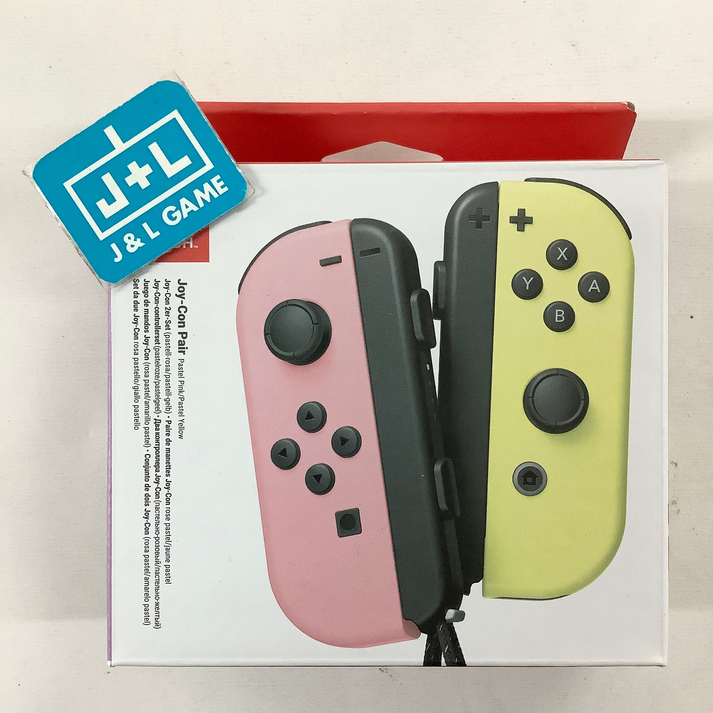 Nintendo switch popular joy cons( pastel- pink, pastel yellow)