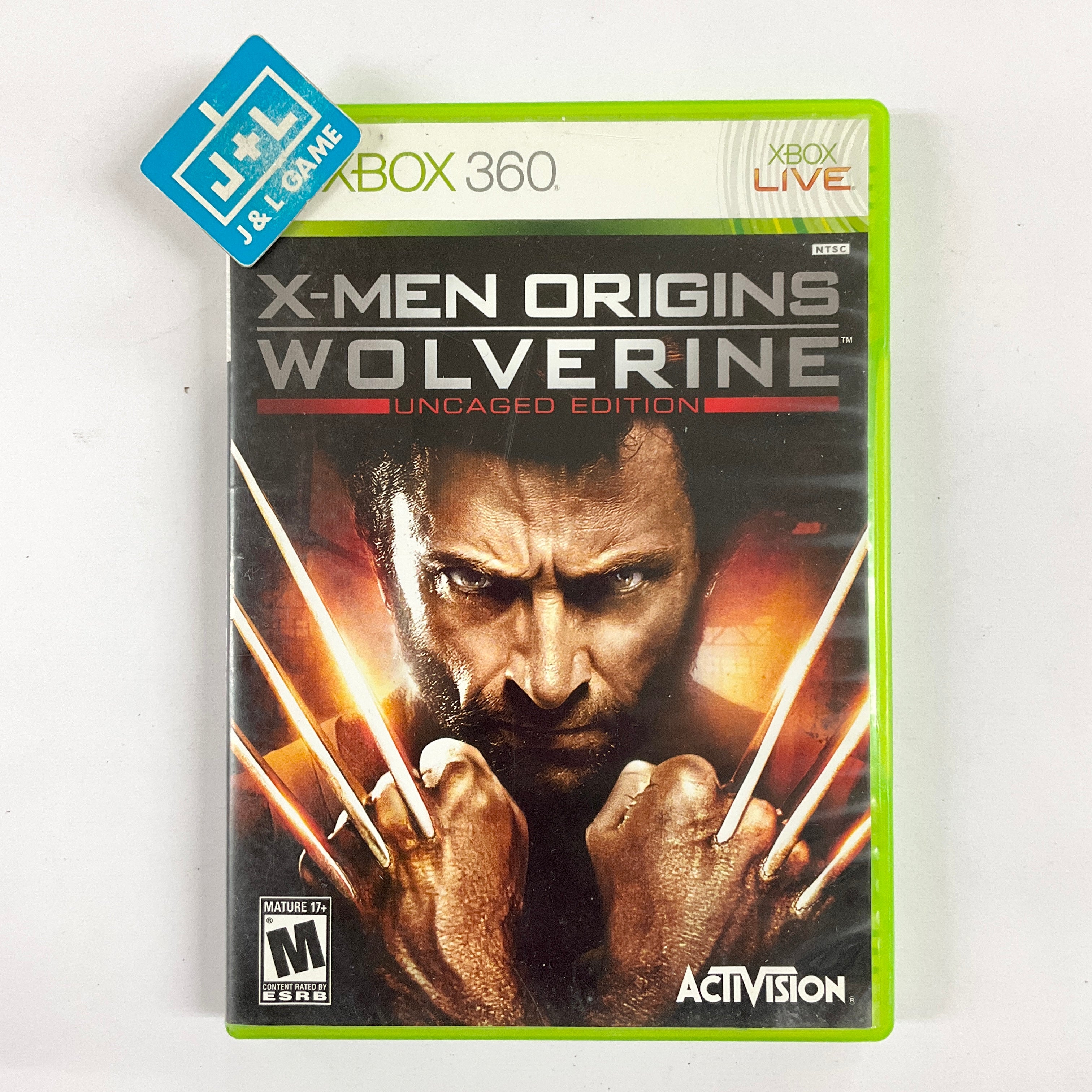 X-Men Origins: Wolverine (Uncaged Edition) - Xbox 360 [Pre-Owned] | J&L Game