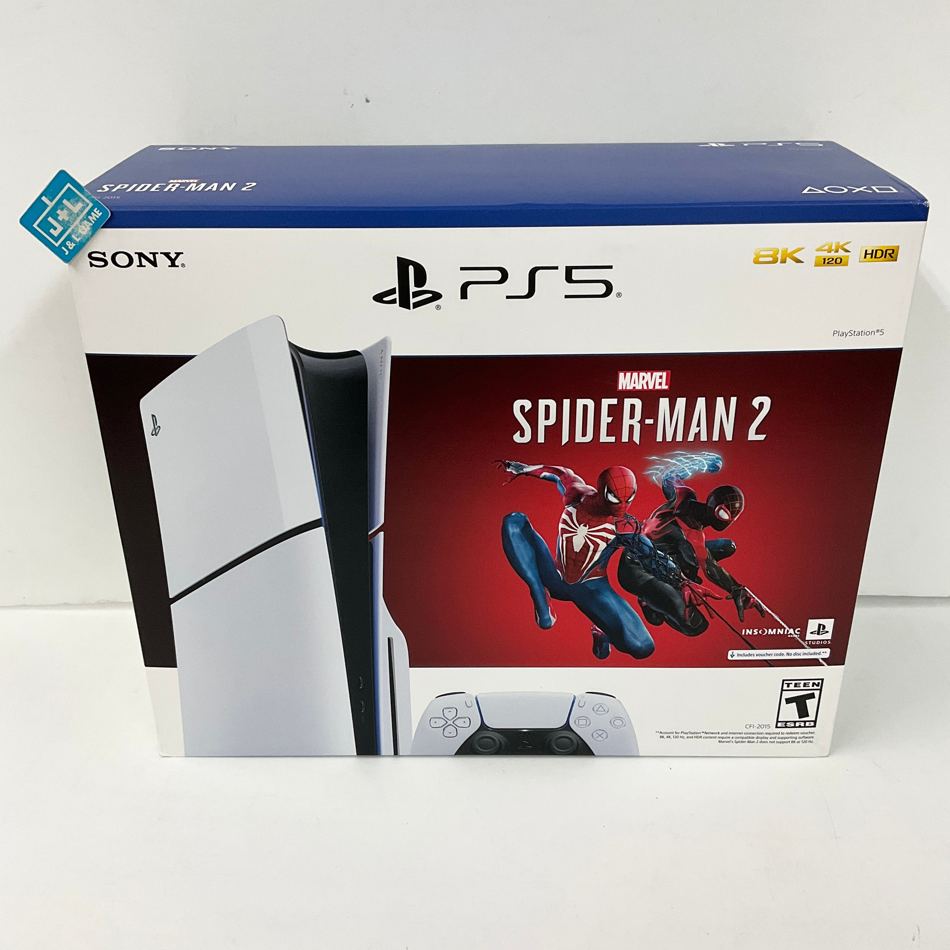 PlayStation 5 Console – PS5 Slim 1TB Disc – Marvel's Spider-Man 2 Bund