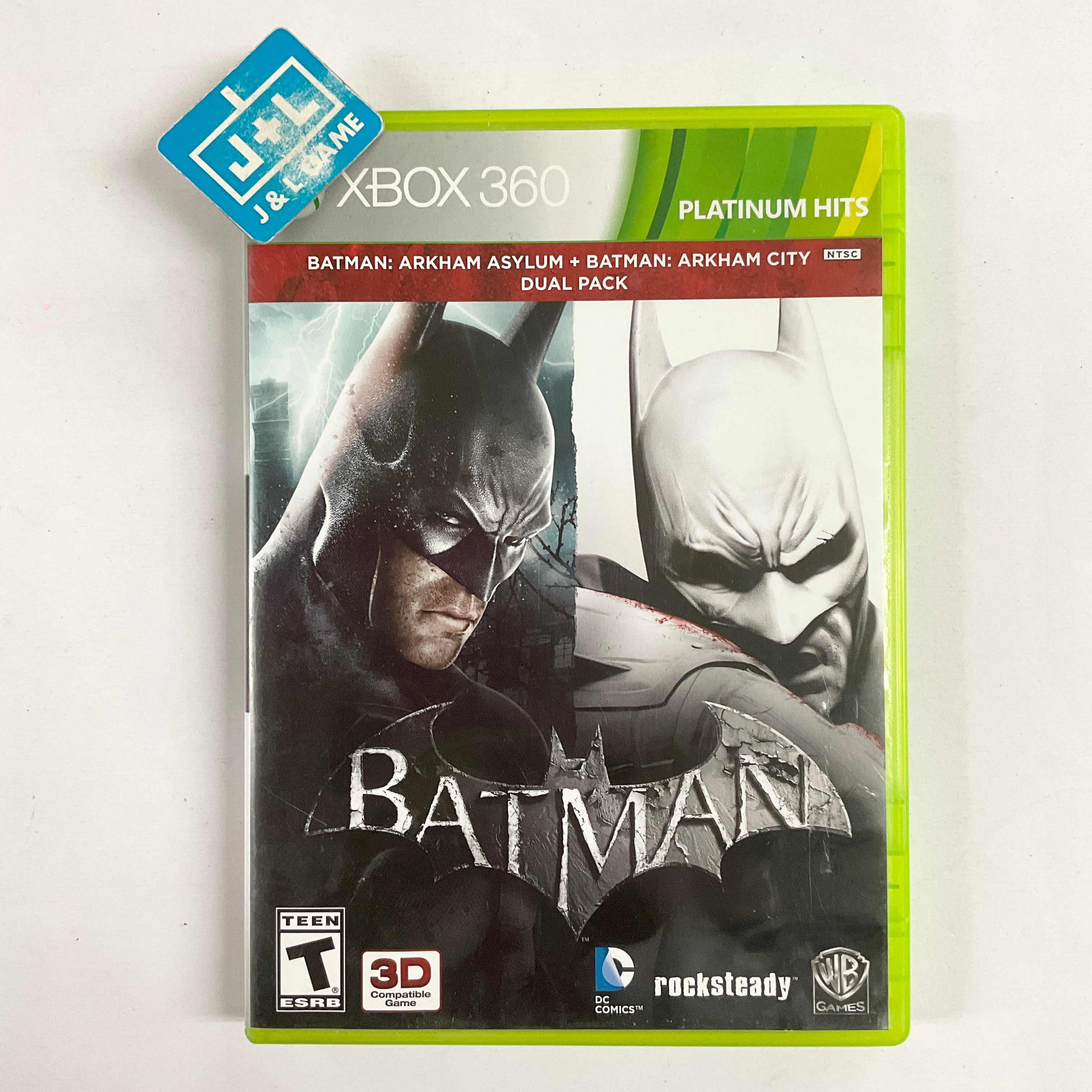 Batman: Arkham Asylum + Batman: Arkham City Dual Pack (Platinum Hits) | J&L  Game