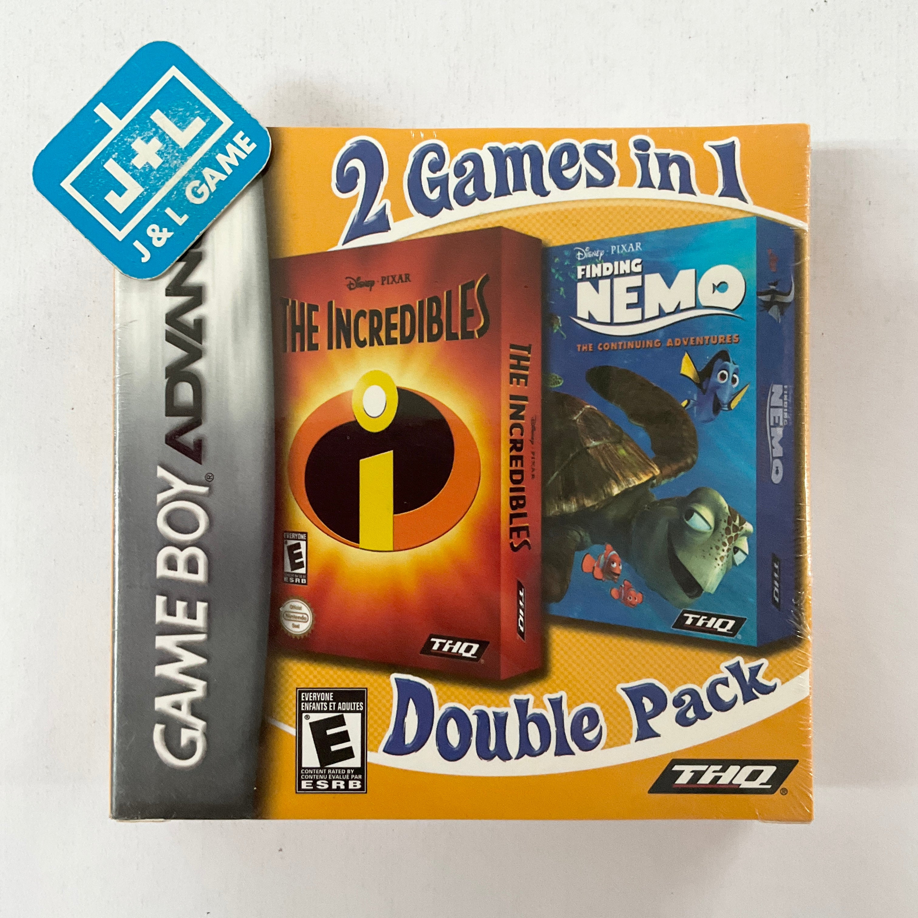 2 Games in 1 Double Pack: The Incredibles / Finding Nemo: The Continui |  J&L Game