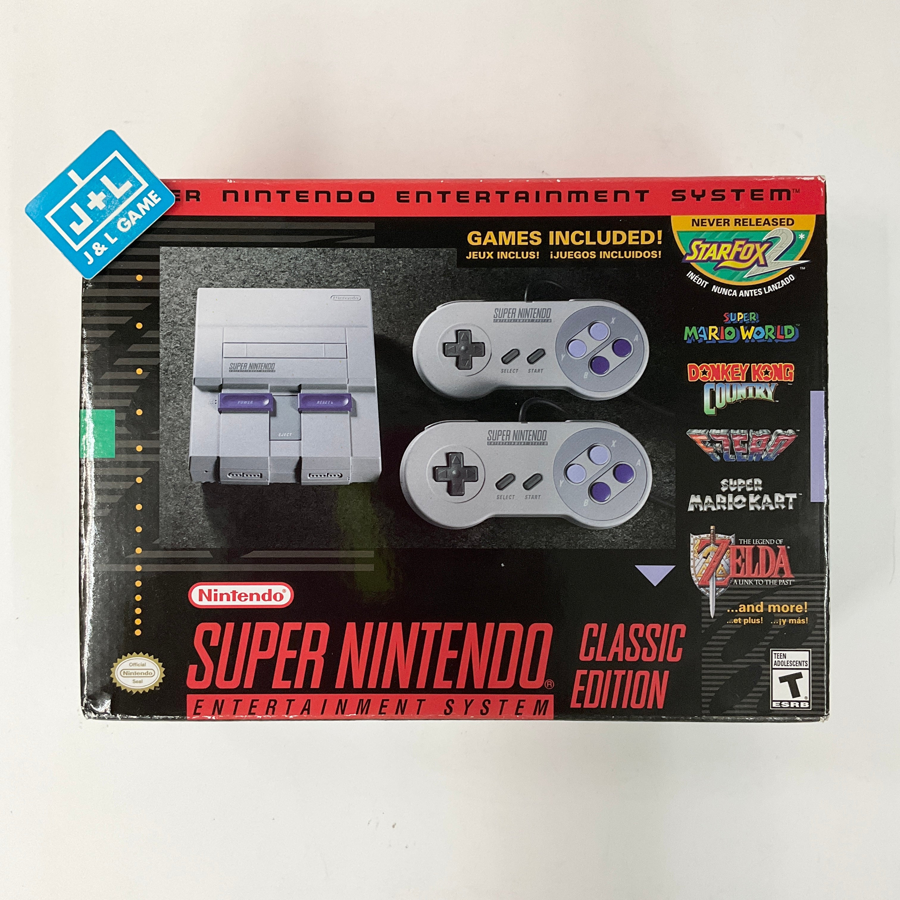 Super on sale Nintendo Classic Edition in Gray SNES