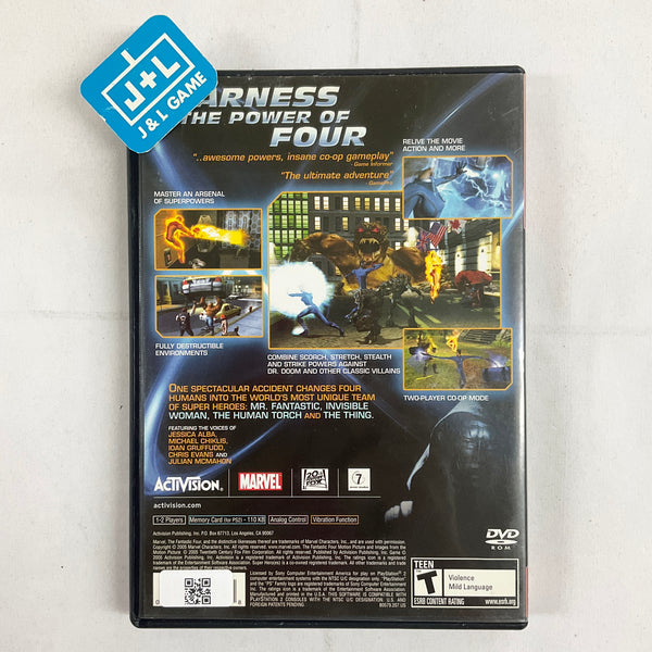 Fantastic Four (PAL) - PS2 (SEMINOVO) - Interactive Gamestore