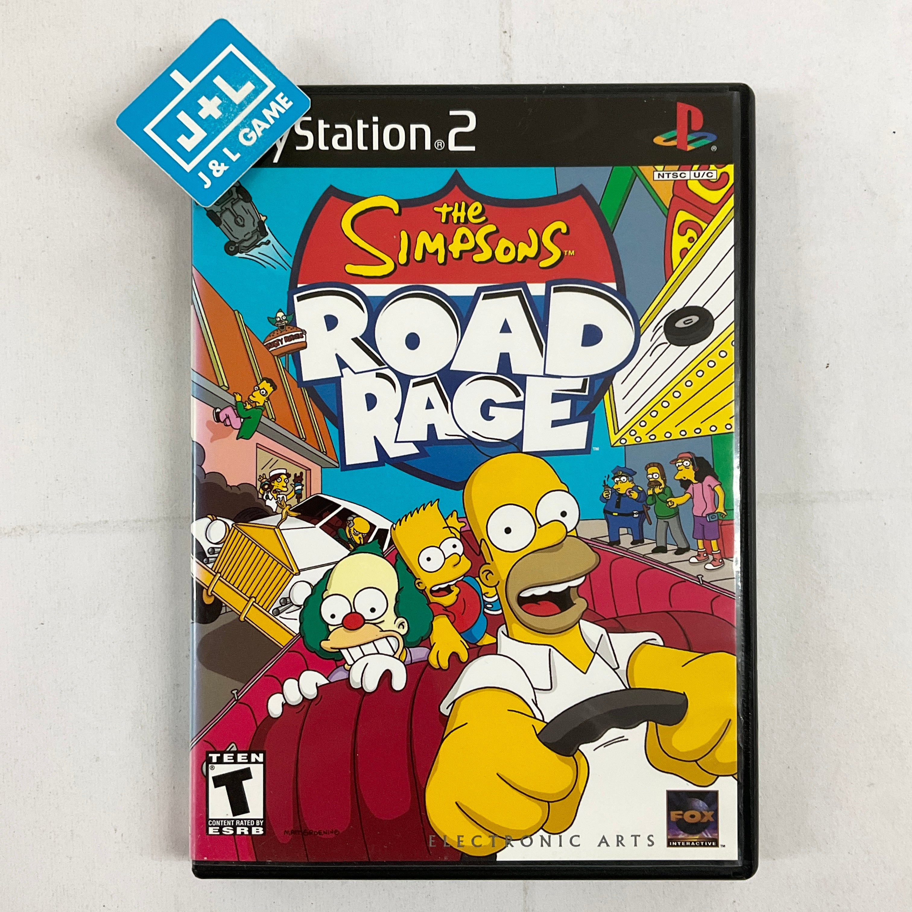 The Simpsons: Road Rage - (PS2) PlayStation 2 [Pre-Owned] | J&L Game