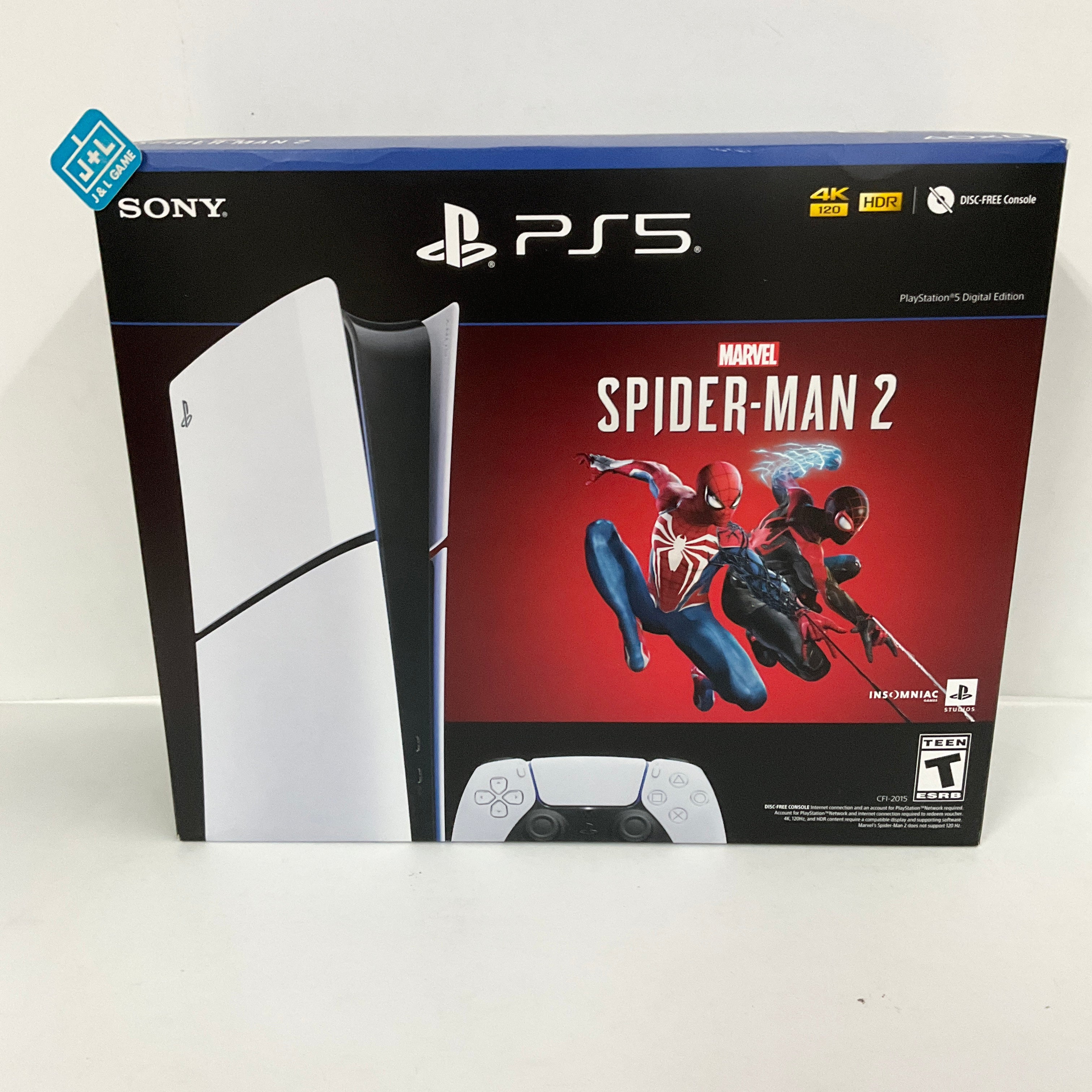 SONY PlayStation 5 Slim Digital Edition Console (Spider-Man 2 Bundle) | J&L  Game