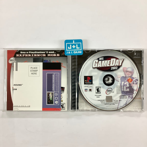 NFL GameDay 2003 PS1  Retro Games Video Game Store