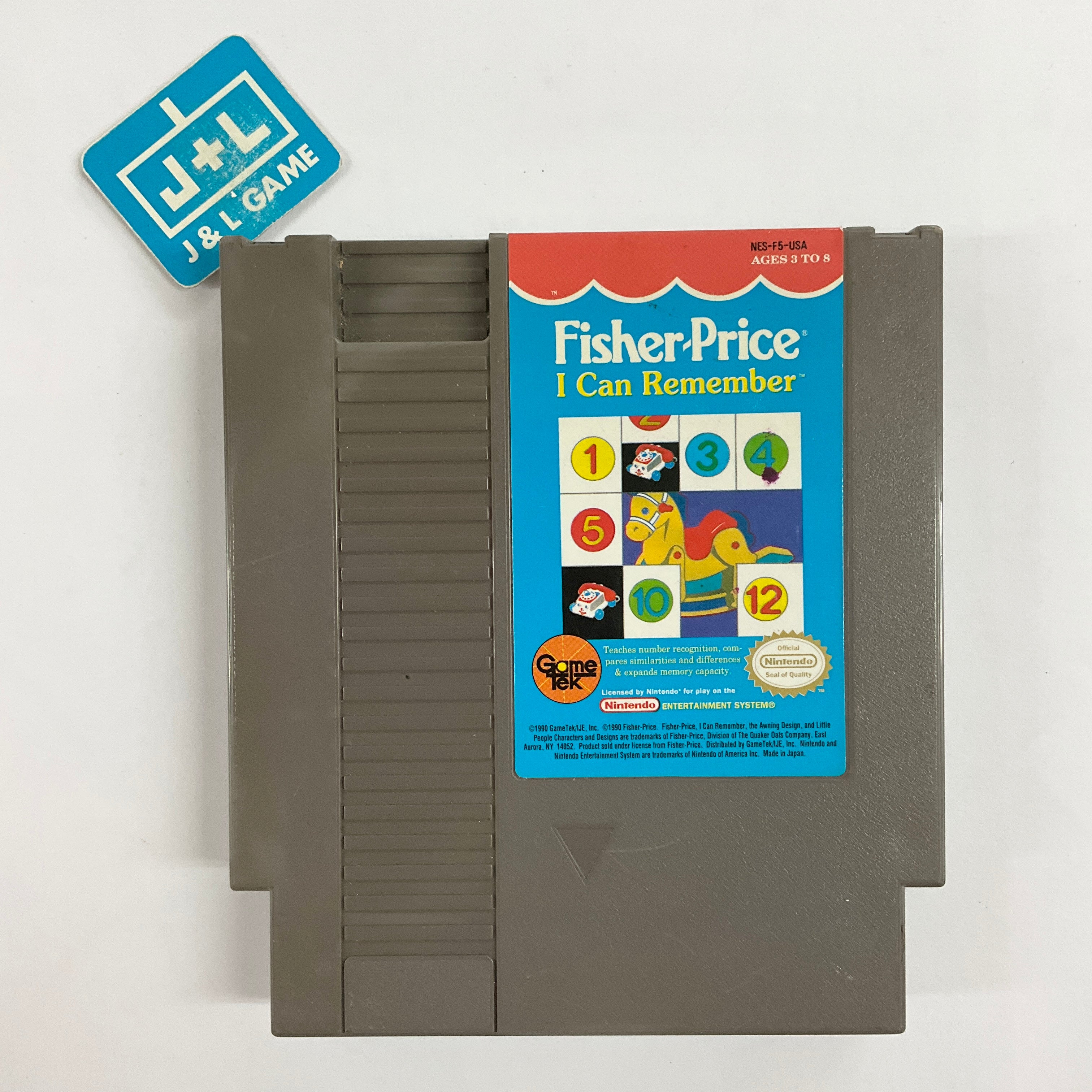 Fisher-Price: I Can Remember - (NES) Nintendo Entertainment System [Pr |  J&L Game