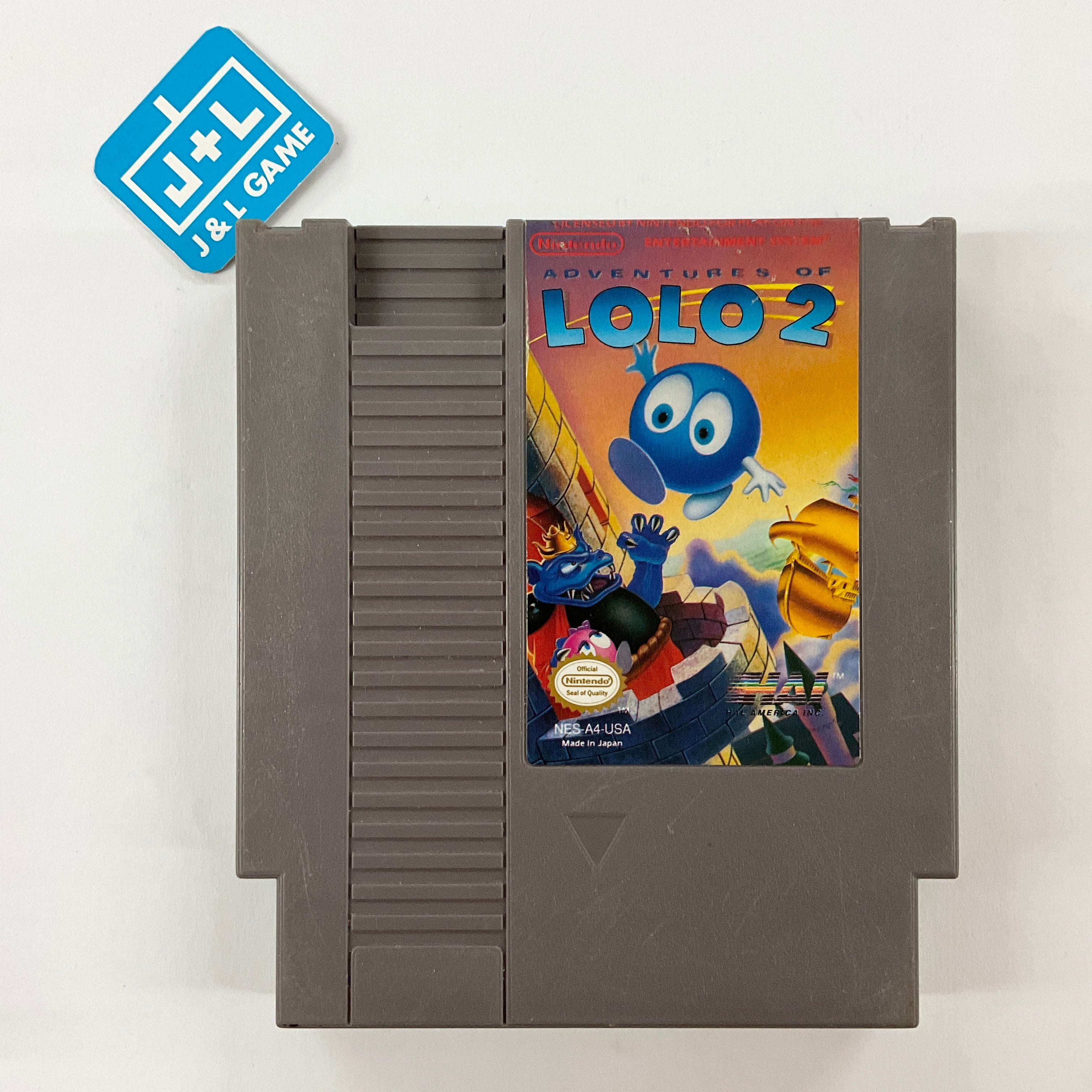 Adventures of Lolo 2 - (NES) Nintendo Entertainment System [Pre-Owned] |  J&L Game