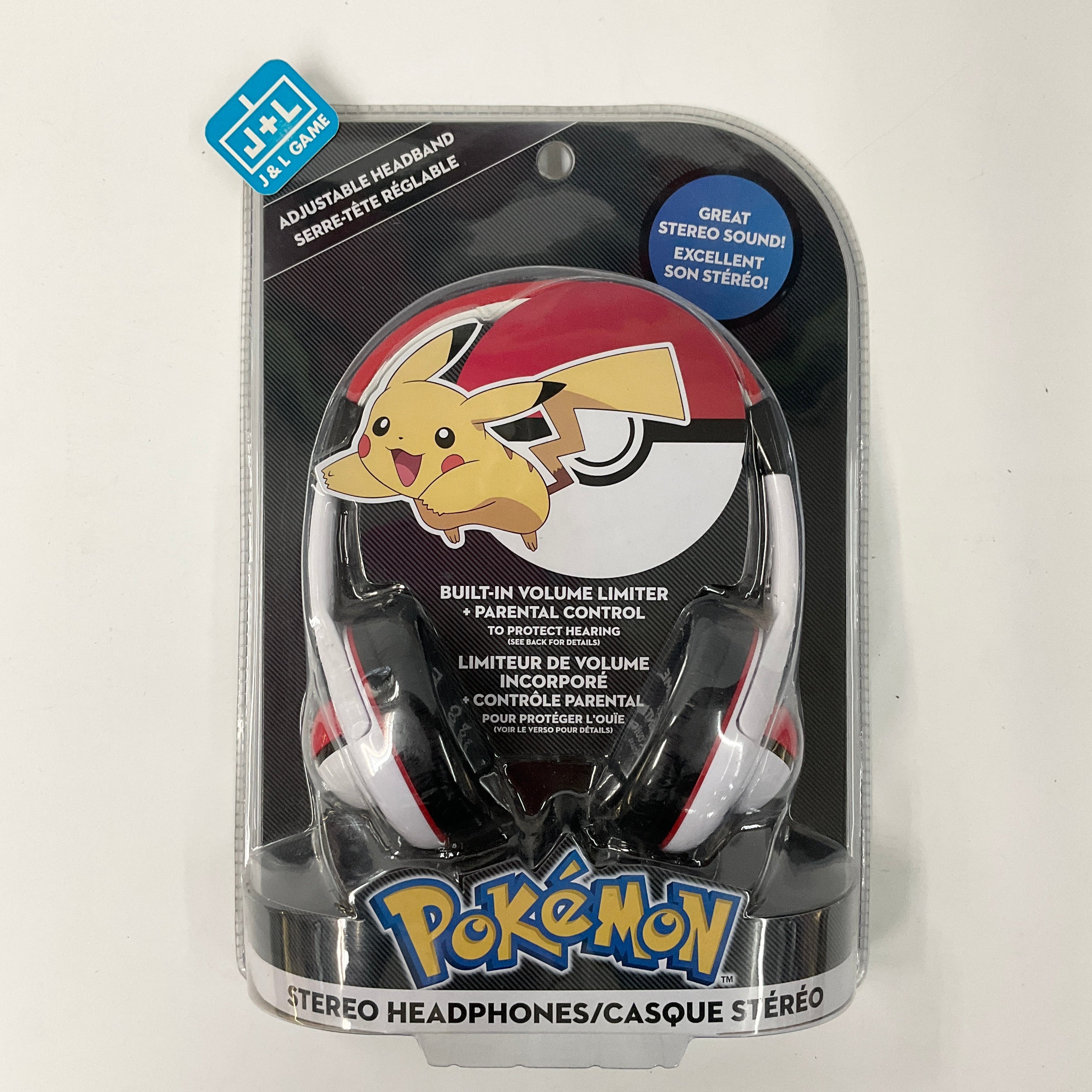 eKids Pokemon Stereo Headphones (Pokeball) - Toys