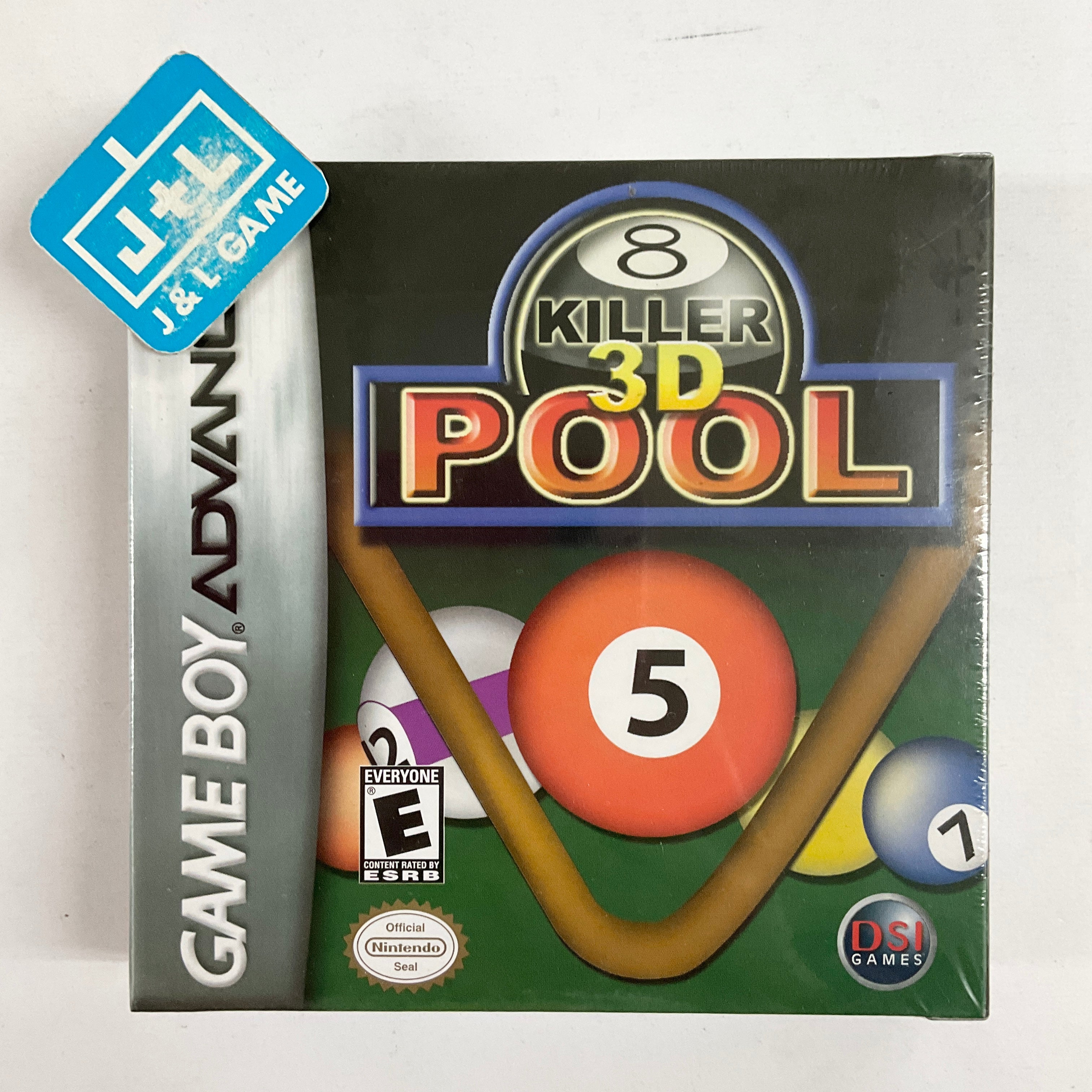 Killer 3D Pool - (GBA) Game Boy Advance | J&L Game