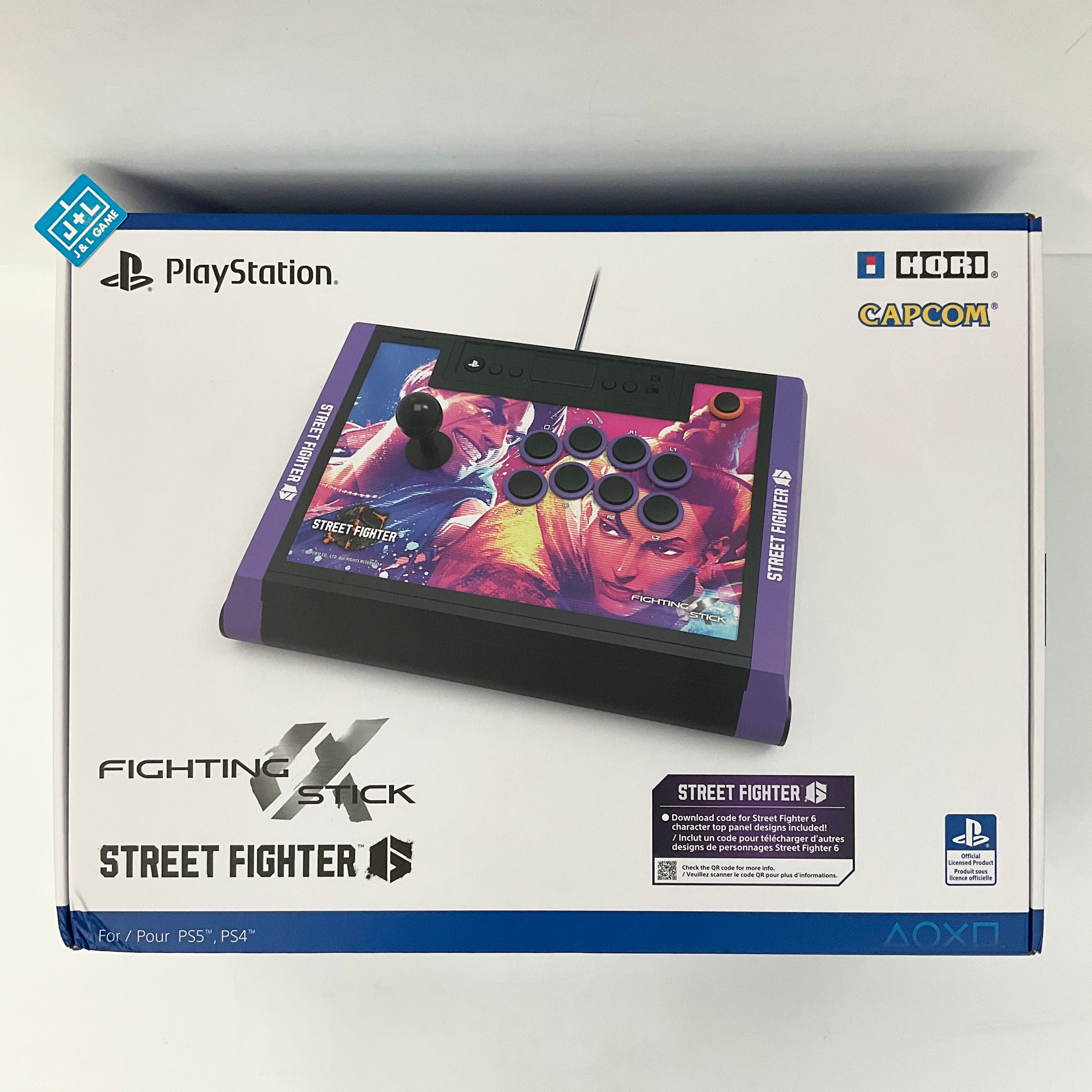 HORI PlayStation 5 Fighting Stick Alpha (Street Fighter 6 Edition