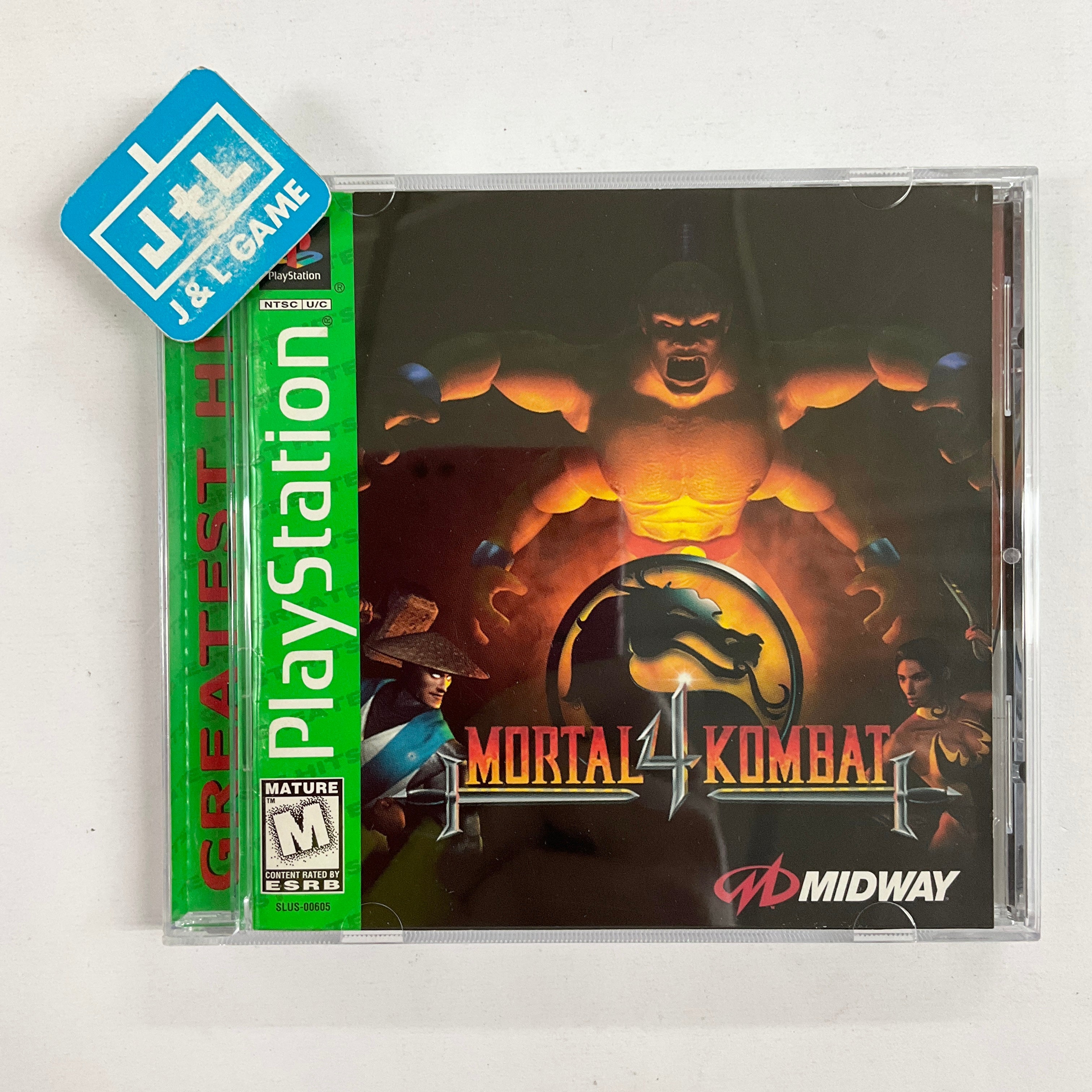 Mortal Kombat 4 (Greatest Hits) - ( PS1 ) PlayStation 1 [Pre-Owned] | J&L  Game