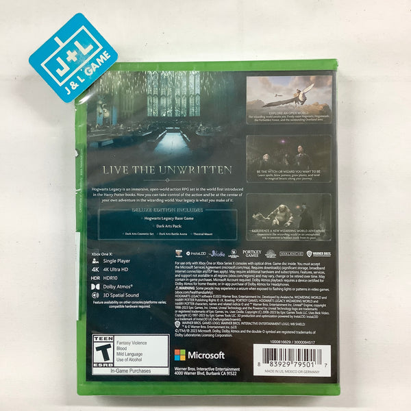 Hogwarts Legacy Deluxe Edition - (XSX) Xbox Series X – J&L Video