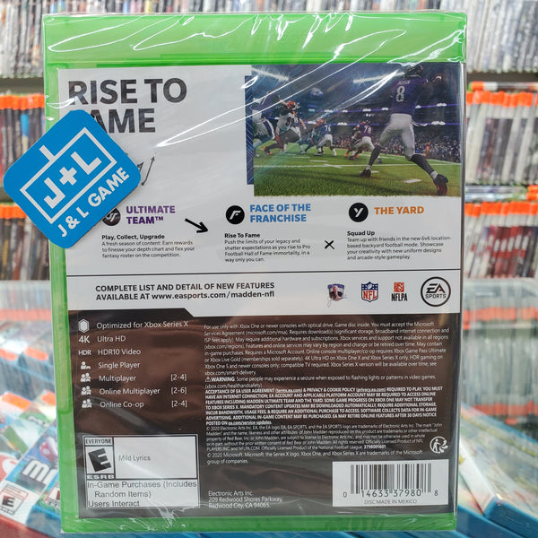 Madden NFL 22 - (XB1) Xbox One – J&L Video Games New York City