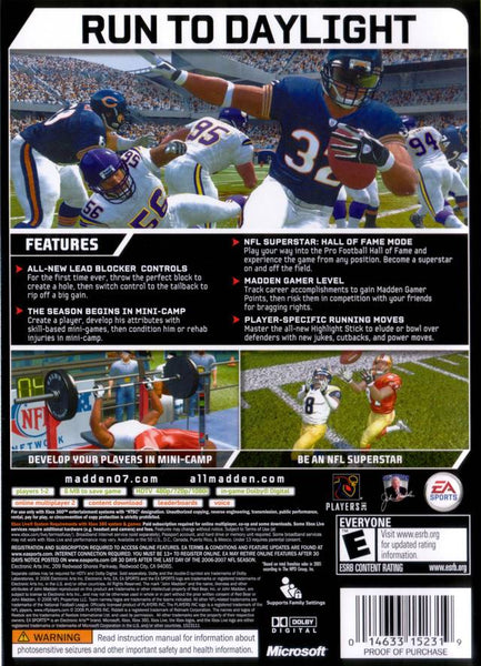 Madden NFL 07 (Nintendo GameCube, 2006) CIB