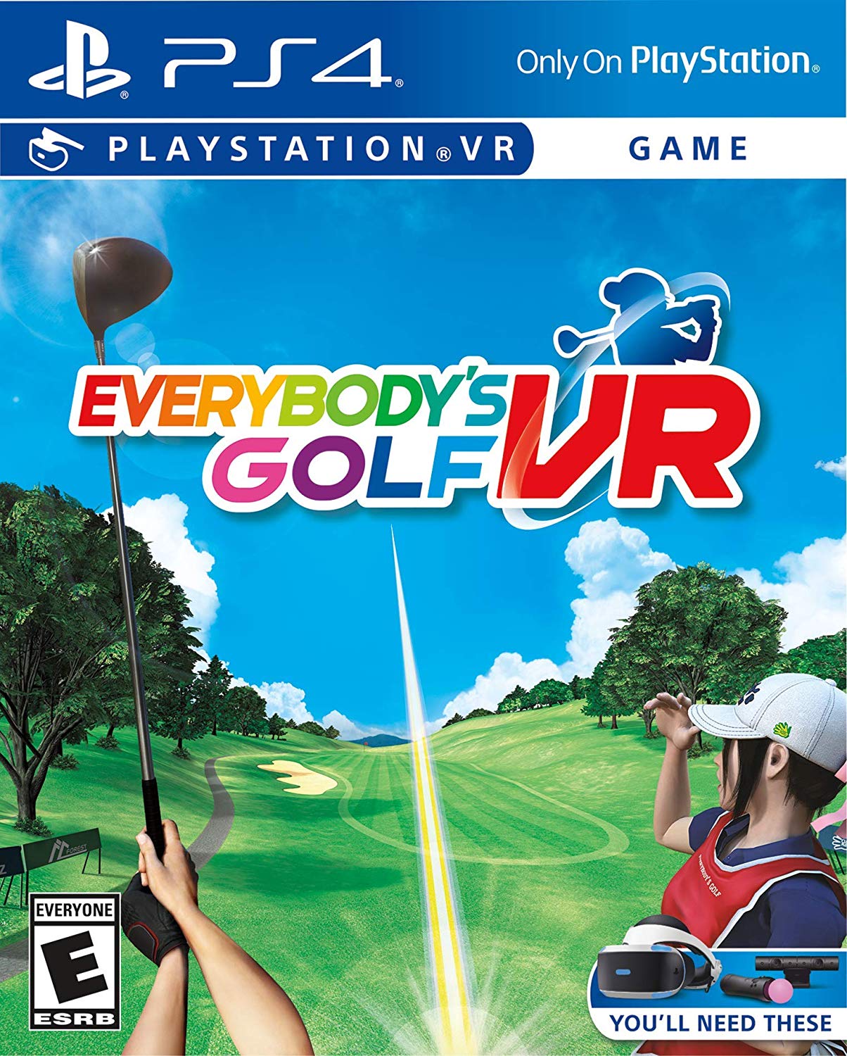 Everybody's golf vr 2025 for playstation 4