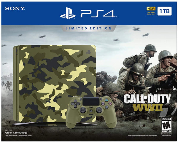 SONY PlayStation 4 Slim 1TB Limited Edition Console (Call of Duty WWII – Video Games New York City