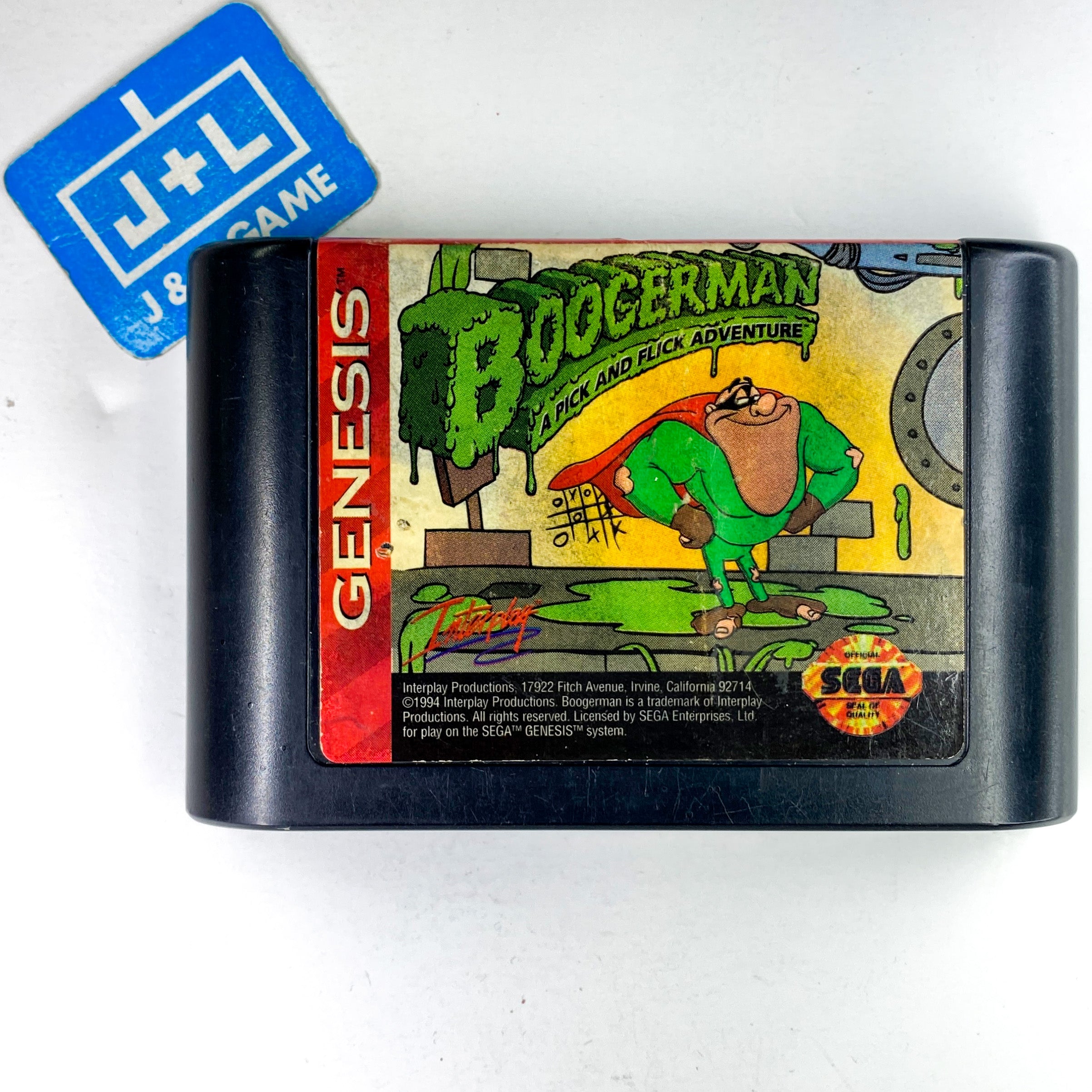 Boogerman: A Pick and Flick Adventure - SEGA Genesis [Pre-Owned] | J&L Game