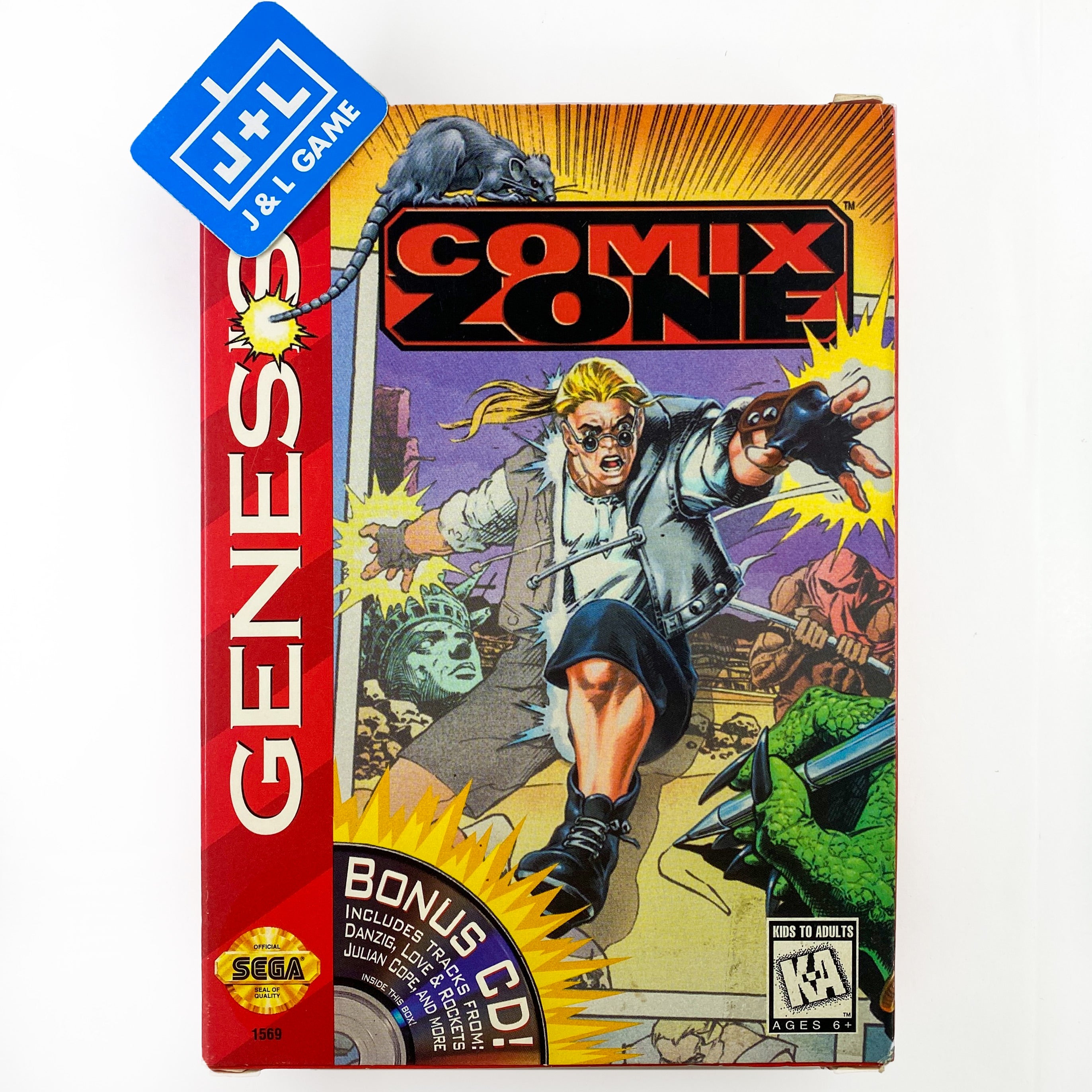 Comix Zone - (SG) SEGA Genesis [Pre-Owned] | J&L Game