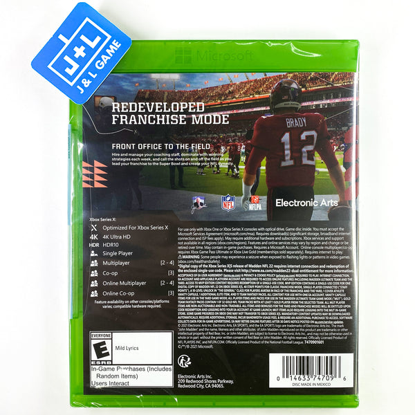 Madden NFL 22 MVP Edition - Xbox One – J&L Video Games New York City