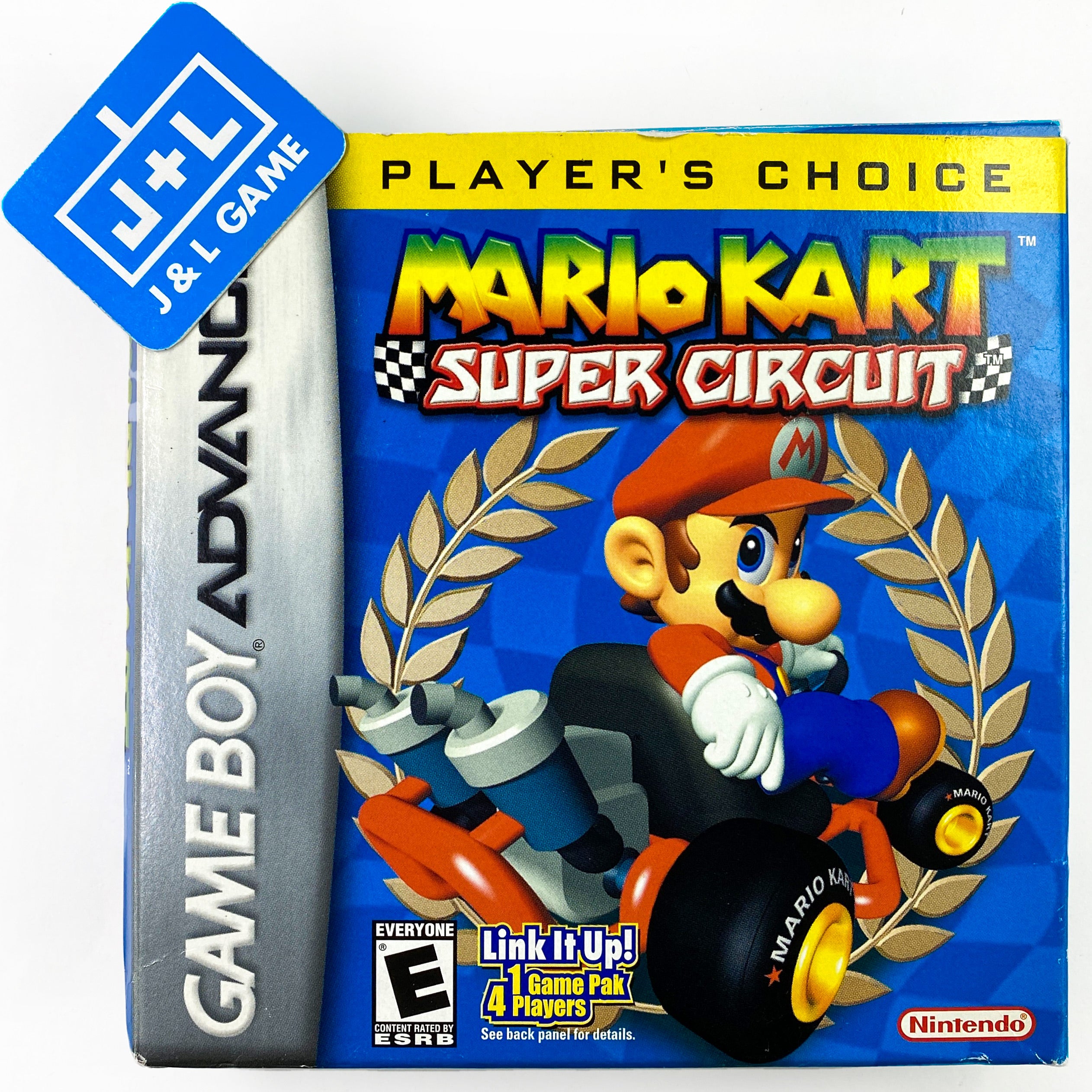 Mario Kart Super Circuit Players Choice Gba Game Boy Advance Jandl Game 2289